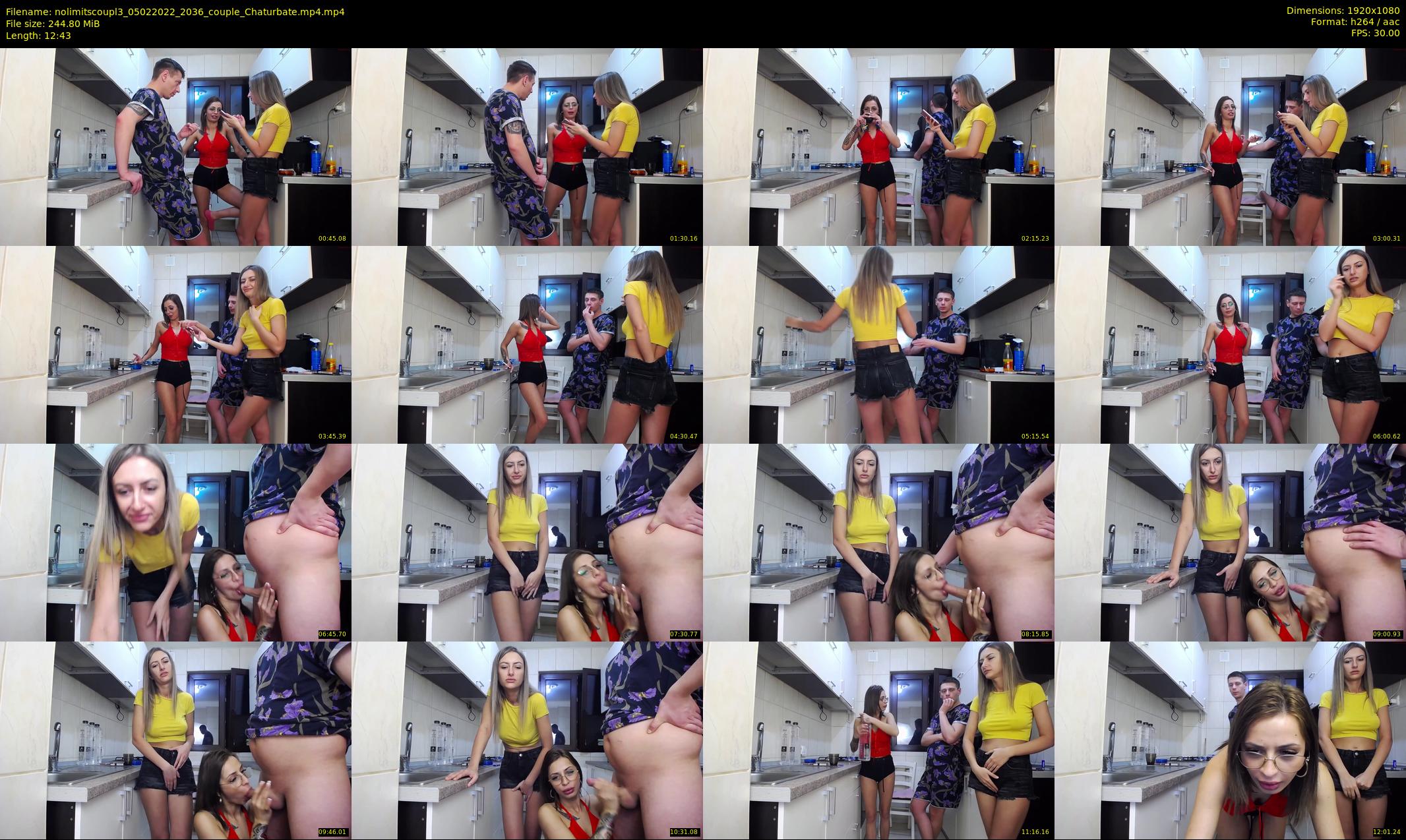 nolimitscoupl3 — 13 minute Chaturbate couple cam show recording, 1080p, Feb 5, 2022