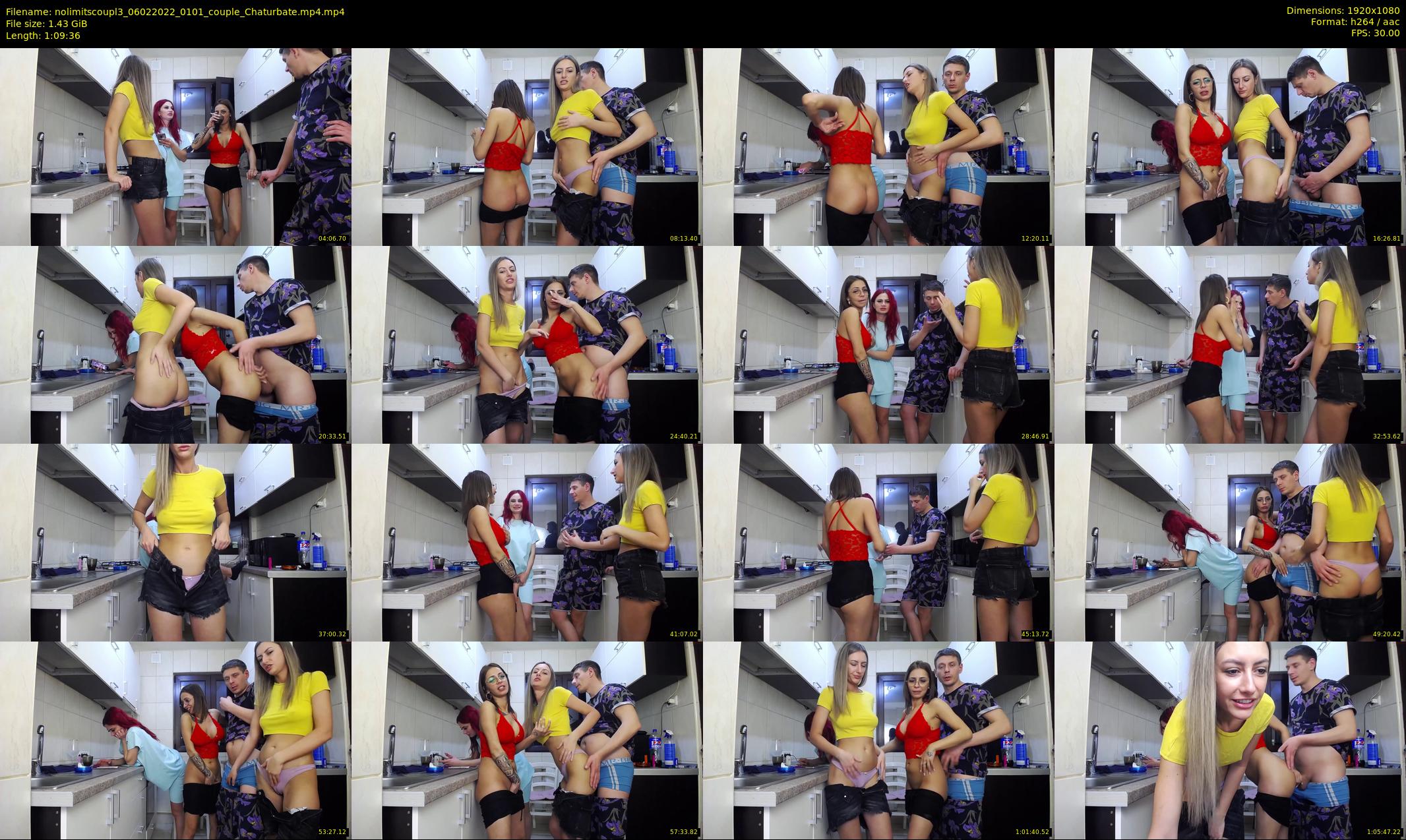 nolimitscoupl3 — 70 minute Chaturbate couple cam show recording, 1080p, Feb 6, 2022
