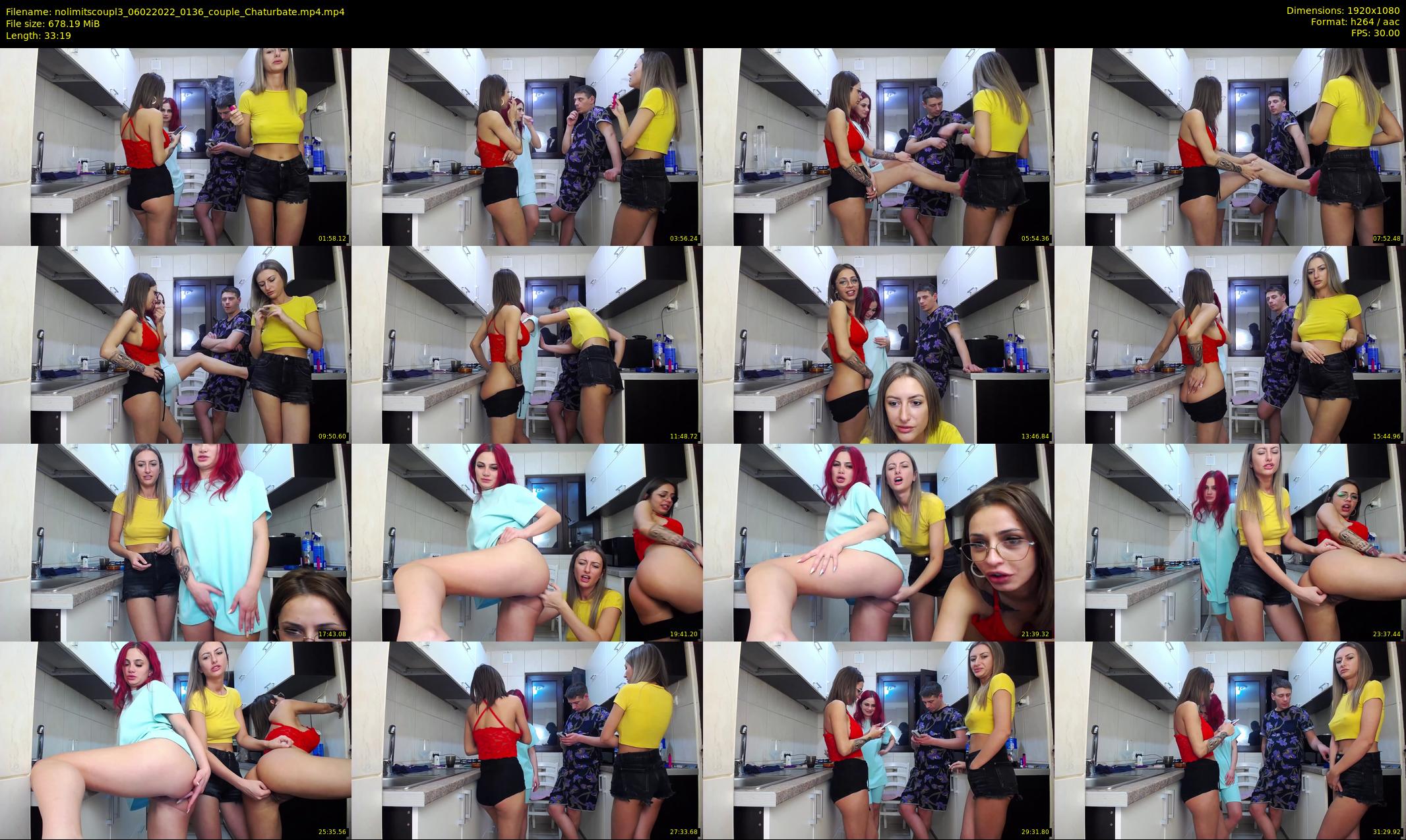 nolimitscoupl3 — 34 minute Chaturbate couple cam show recording, 1080p, Feb 6, 2022