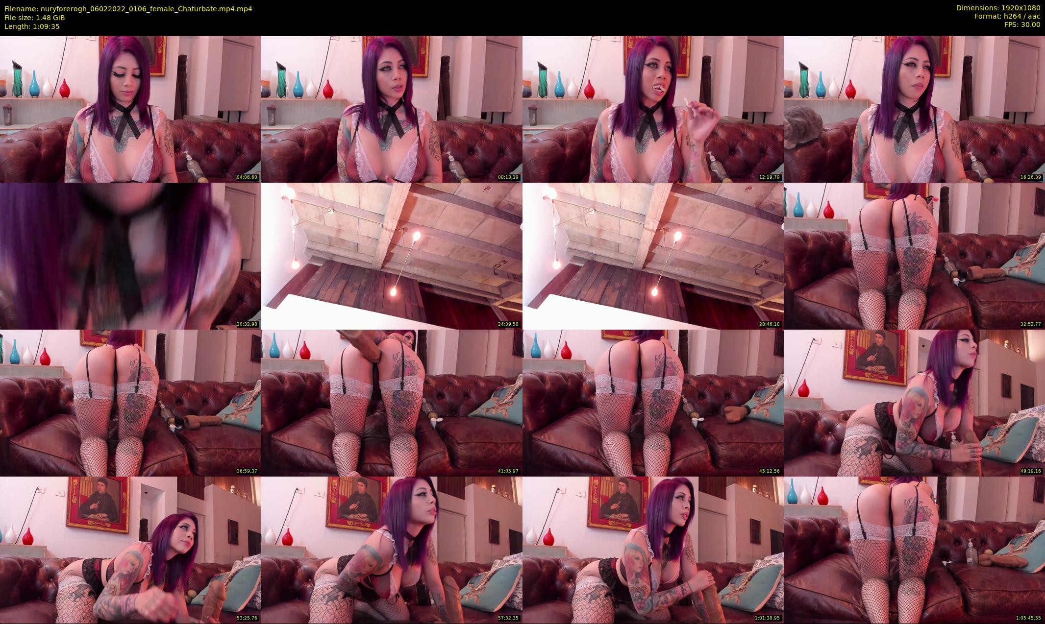 nuryforerogh — 70 minute Chaturbate female cam show recording, 1080p, Feb 6, 2022