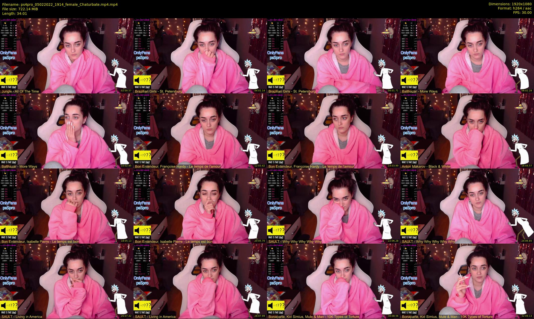 ps4pro — 35 minute Chaturbate female cam show recording, 1080p, Feb 5, 2022