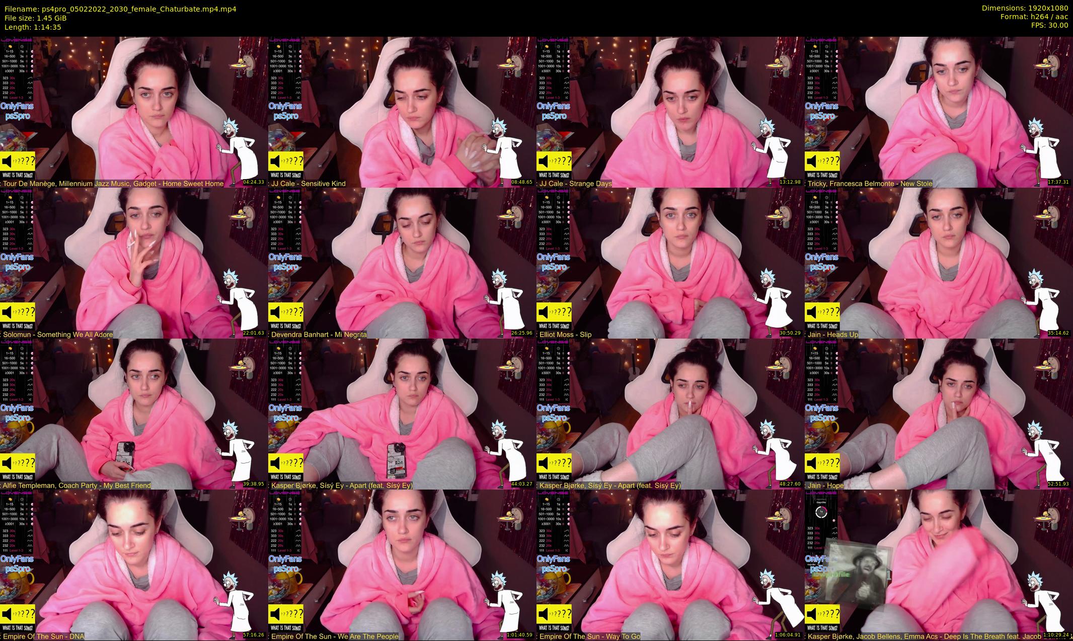 ps4pro — 75 minute Chaturbate female cam show recording, 1080p, Feb 5, 2022