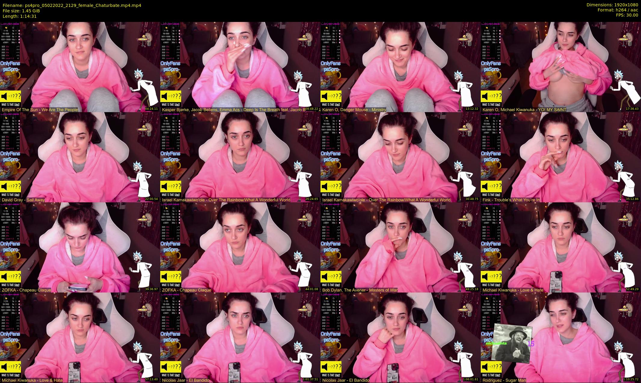 ps4pro — 75 minute Chaturbate female cam show recording, 1080p, Feb 5, 2022