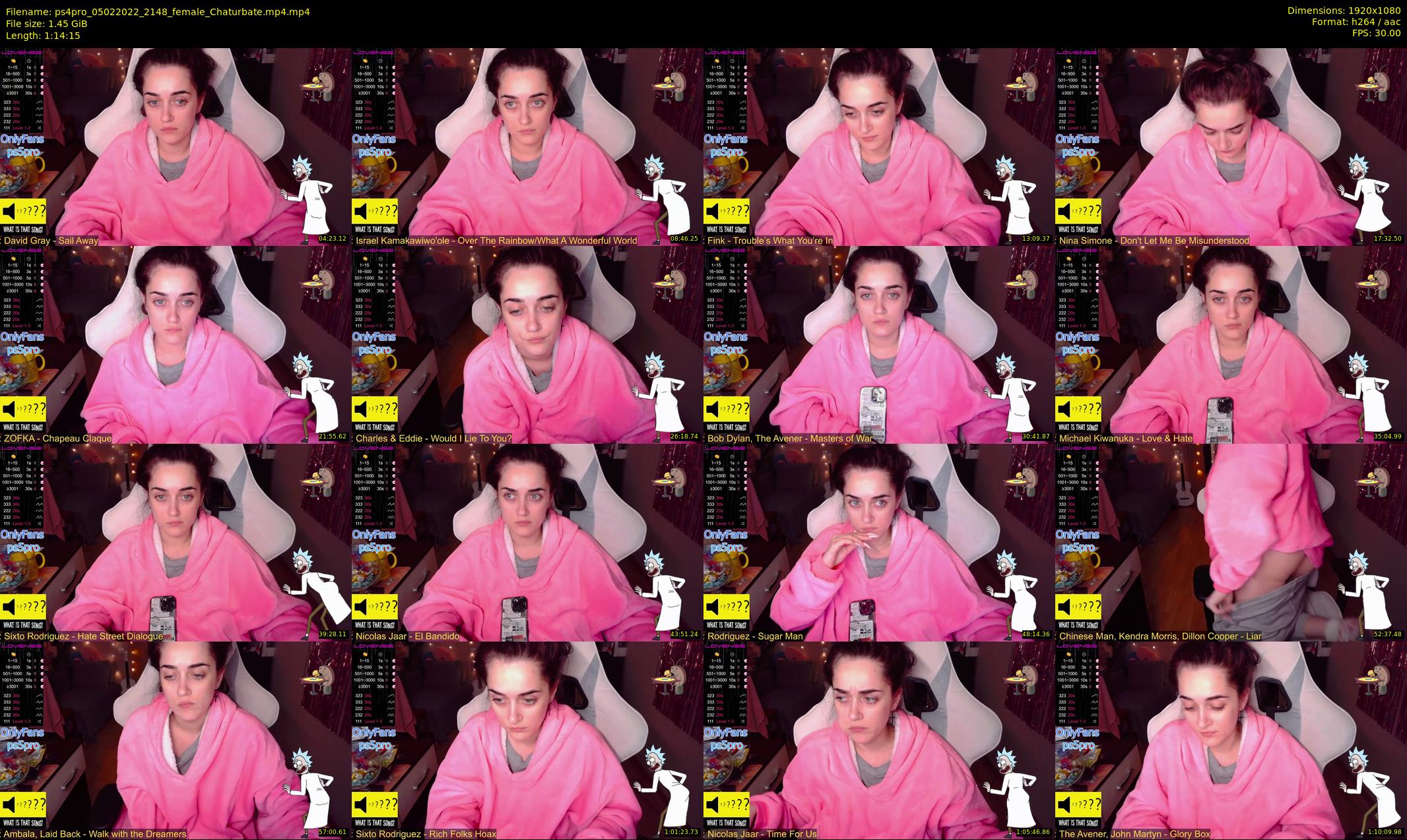 ps4pro — 75 minute Chaturbate female cam show recording, 1080p, Feb 5, 2022