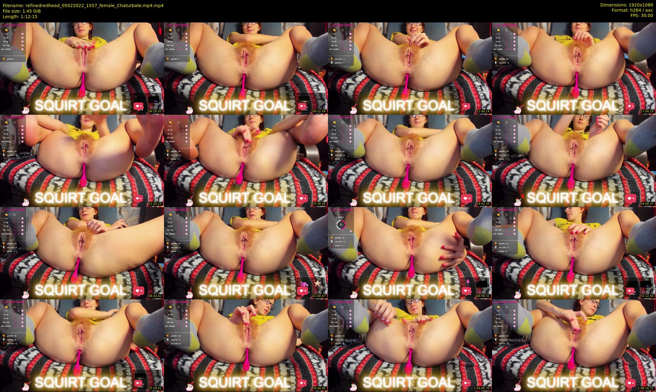 refinedredhead — 73 minute Chaturbate female cam show recording, 1080p, Feb 5, 2022
