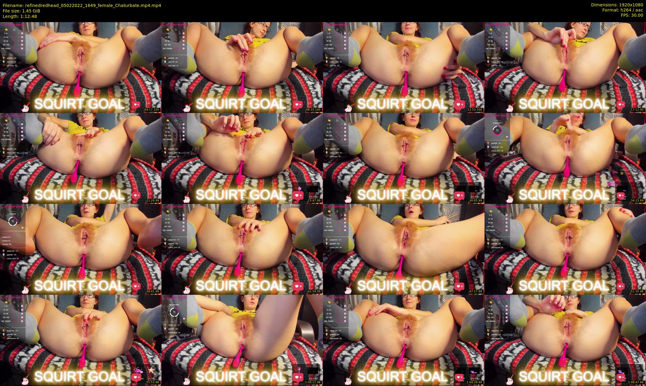 refinedredhead — 73 minute Chaturbate female cam show recording, 1080p, Feb 5, 2022