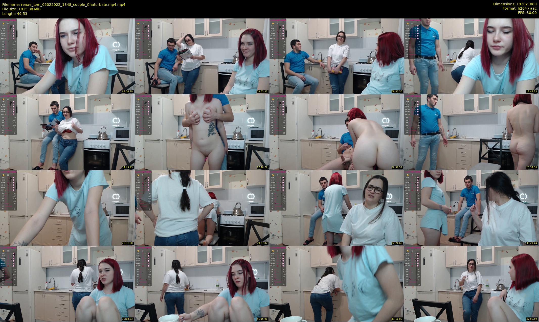 renae_tom — 50 minute Chaturbate couple cam show recording, 1080p, Feb 5, 2022