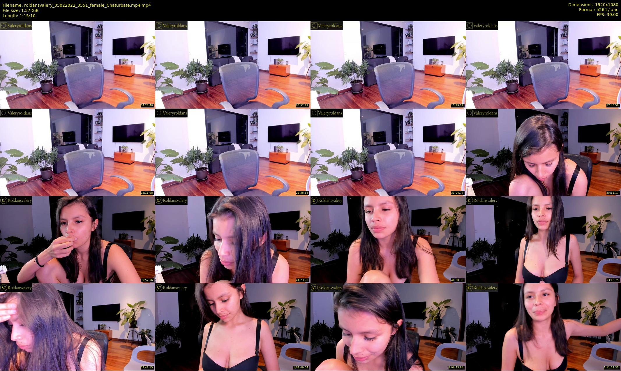 roldansvalery — 76 minute Chaturbate female cam show recording, 1080p, Feb 5, 2022