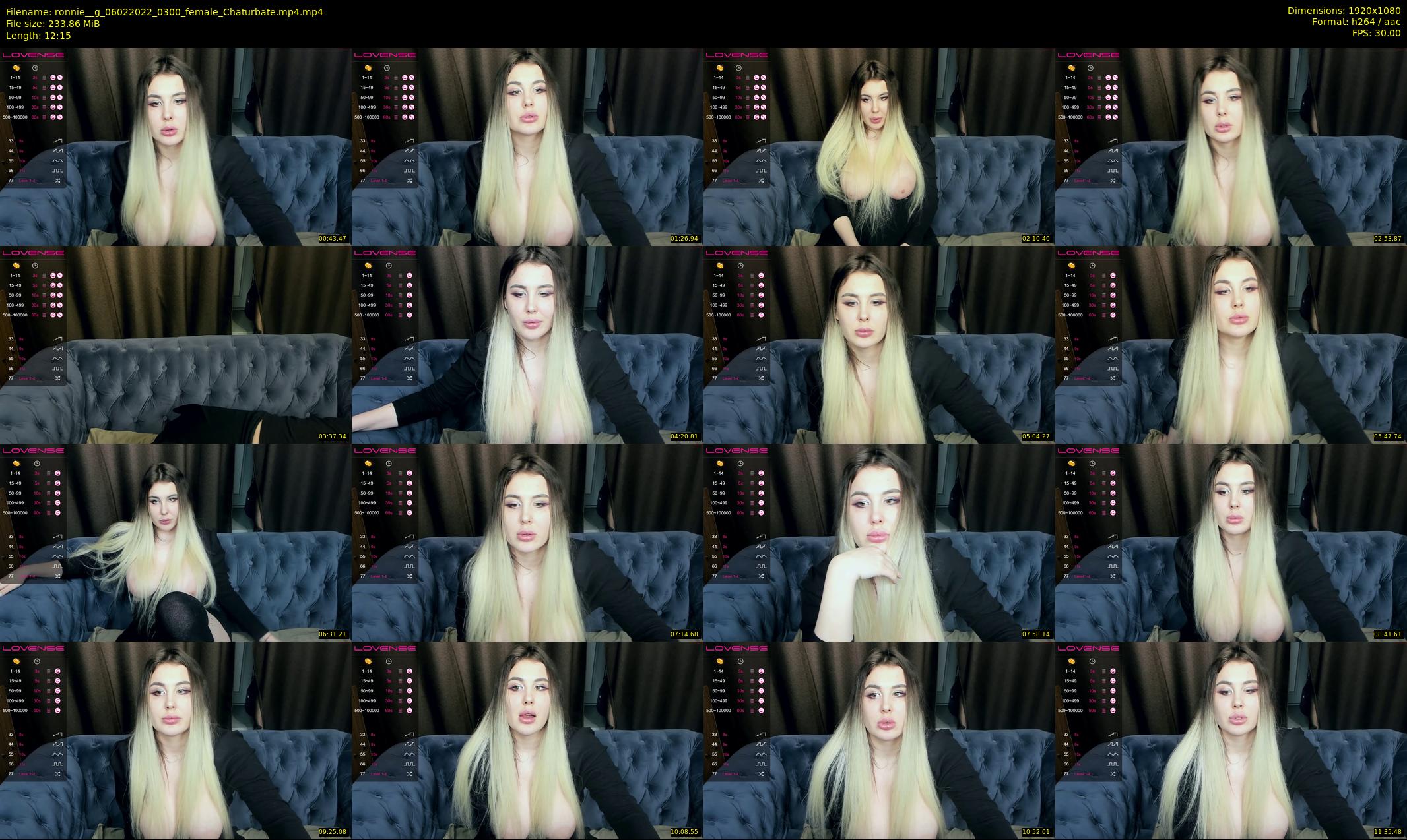 ronnie__g — 13 minute Chaturbate female cam show recording, 1080p, Feb 6, 2022