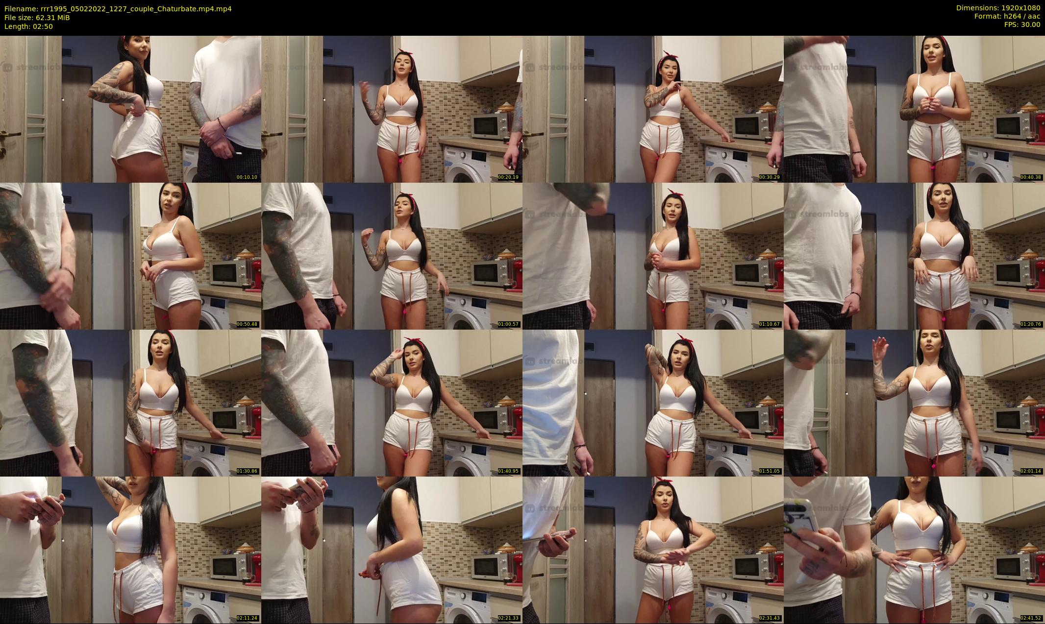 rrr1995 — 3 minute Chaturbate couple cam show recording, 1080p, Feb 5, 2022