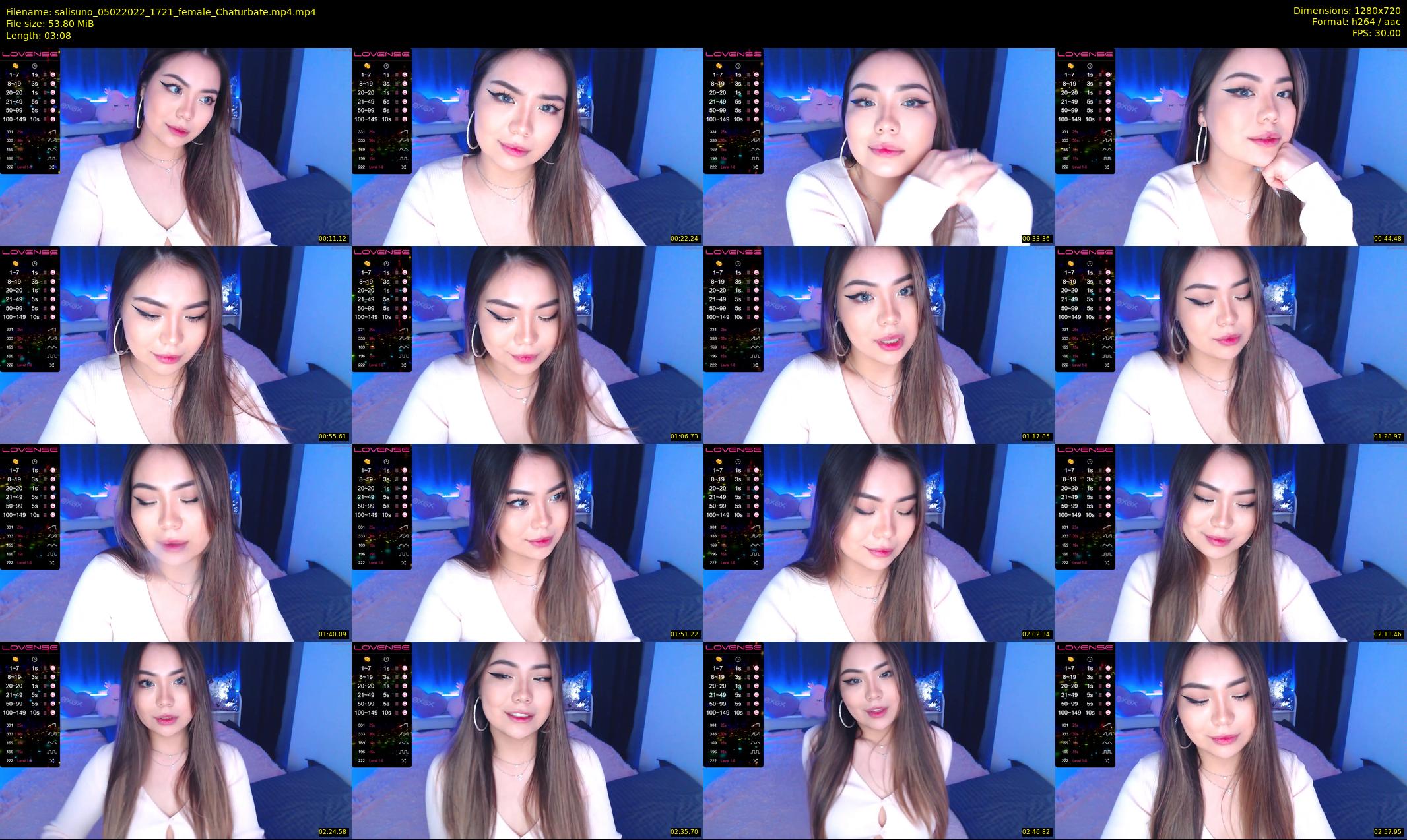 salisuno — 4 minute Chaturbate female cam show recording, 720p, Feb 5, 2022