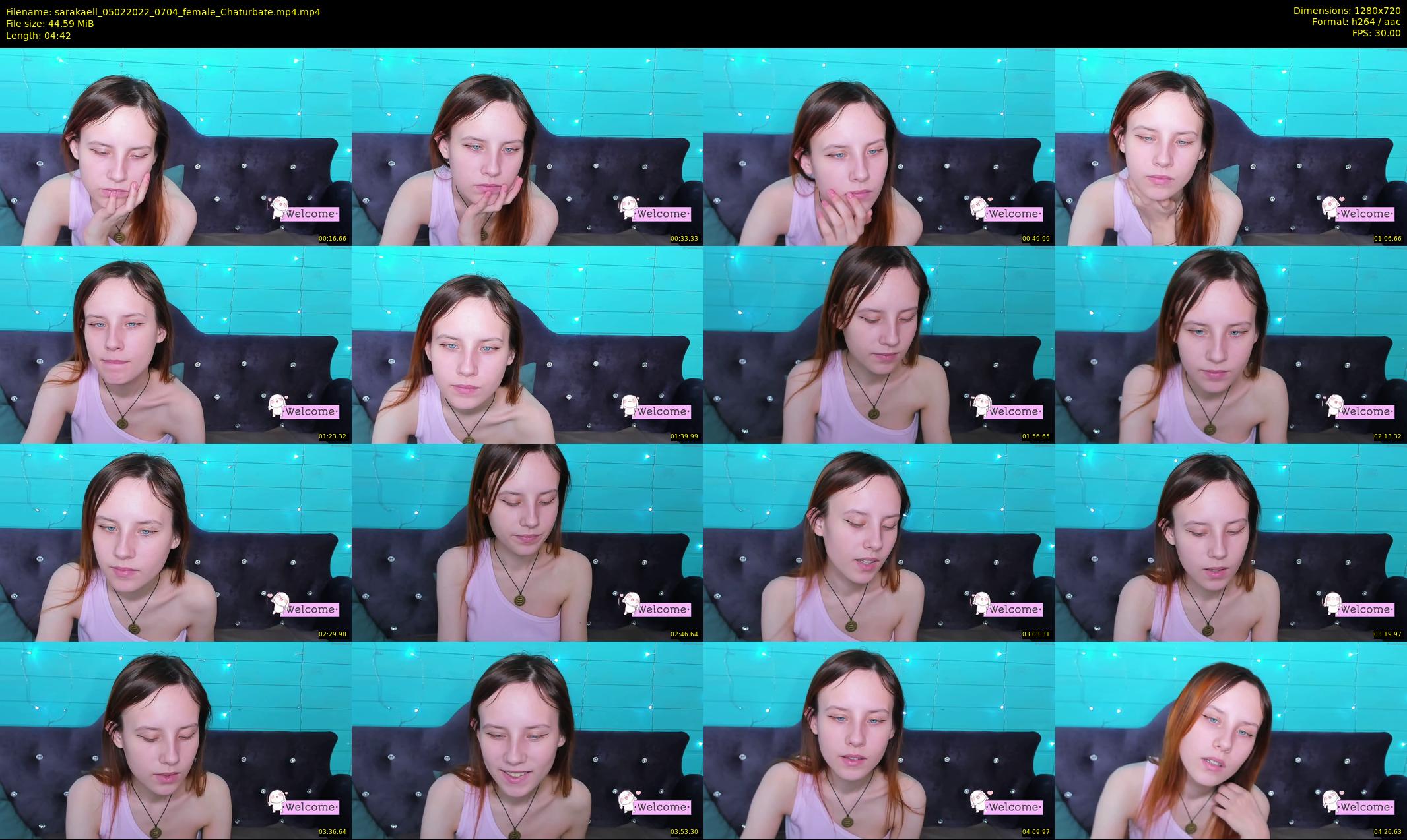 sarakaell — 5 minute Chaturbate female cam show recording, 720p, Feb 5, 2022