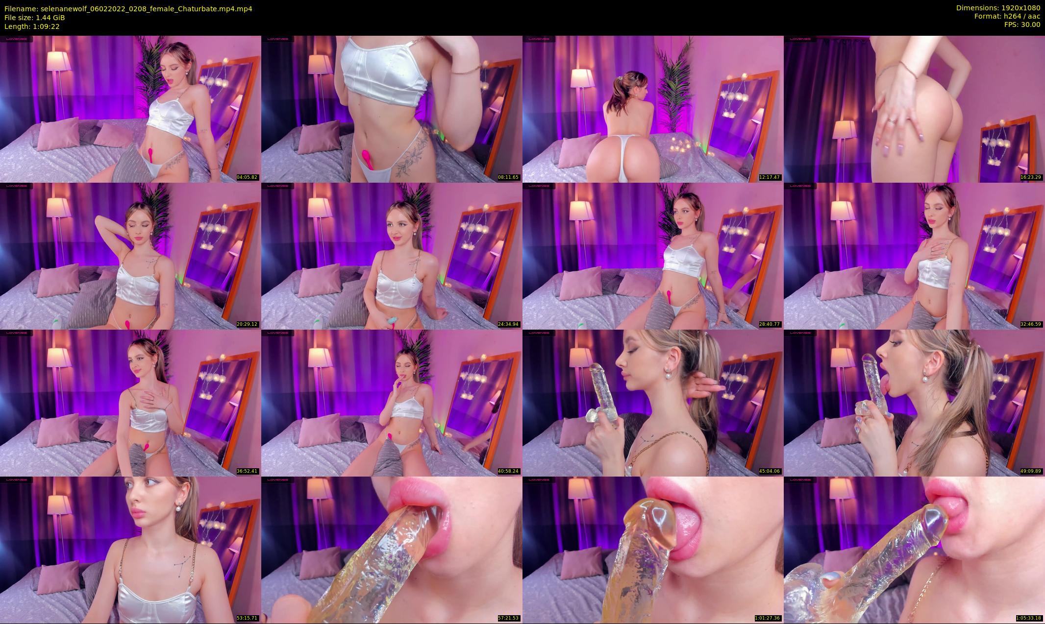 selenanewolf — 70 minute Chaturbate couple cam show recording, 1080p, Feb 6, 2022