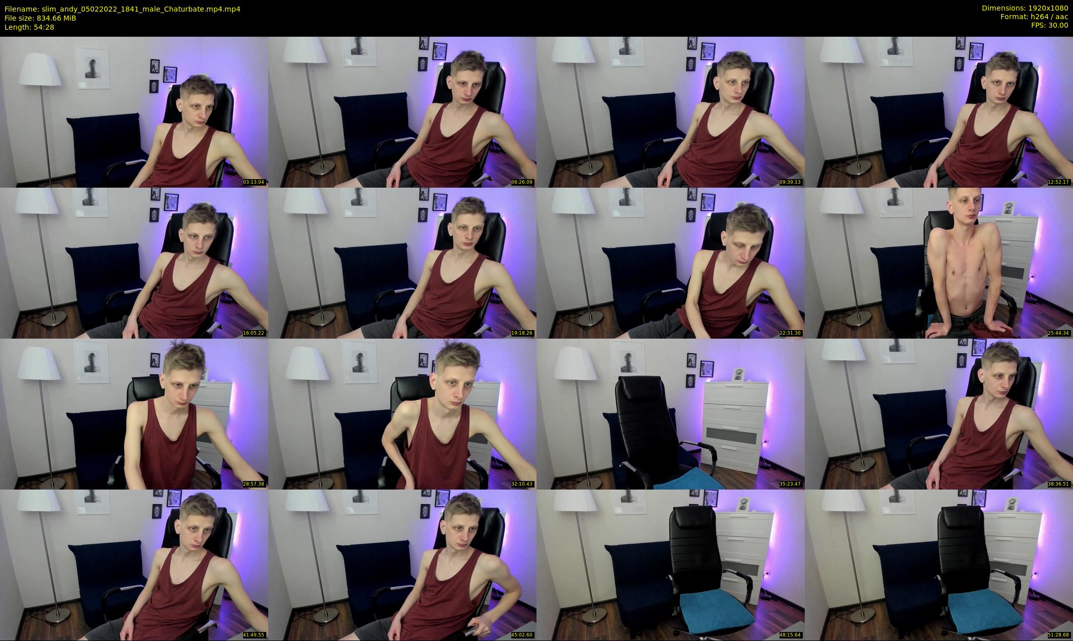 slim_andy — 55 minute Chaturbate male cam show recording, 1080p, Feb 5, 2022