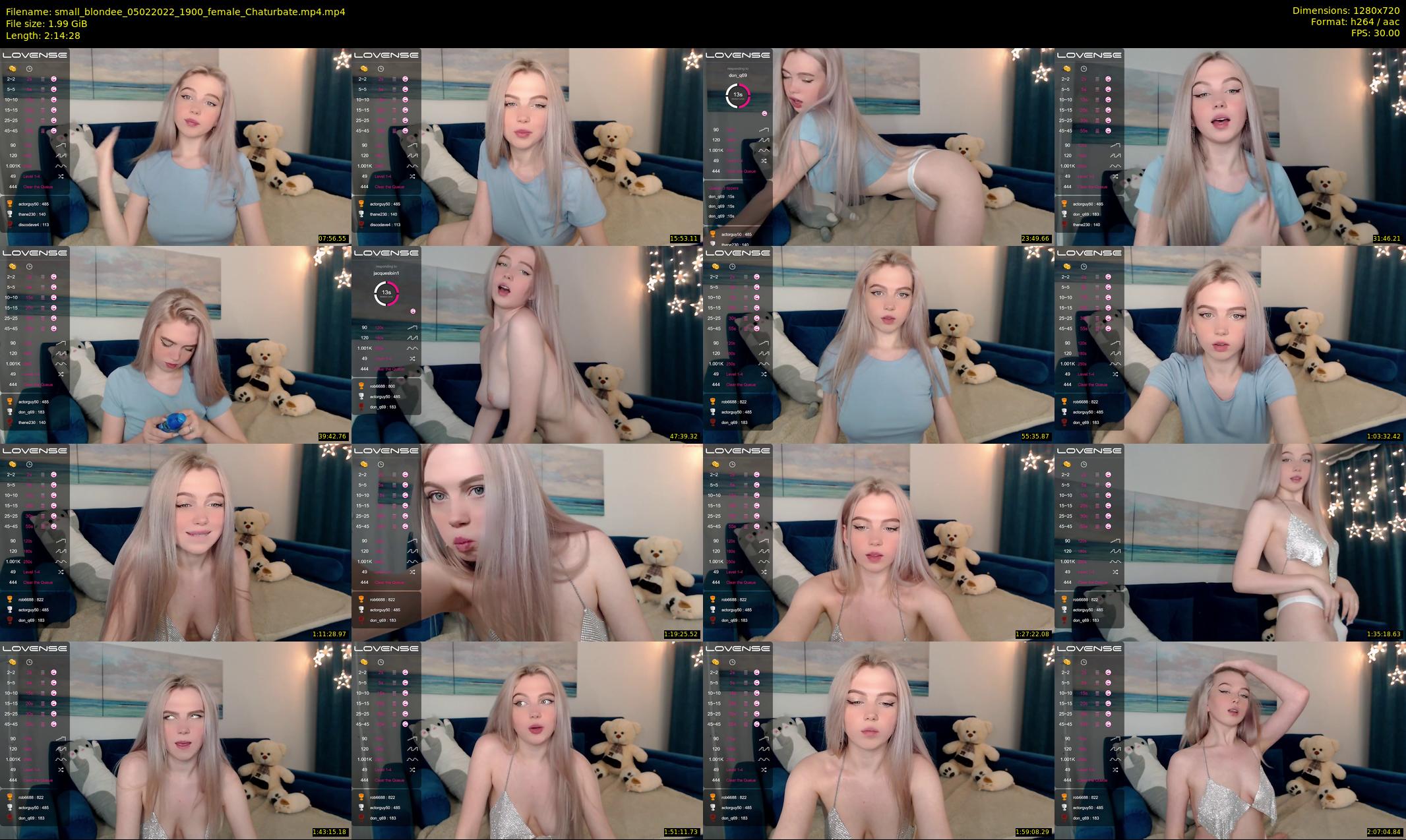 small_blondee — 135 minute Chaturbate female cam show recording, 720p, Feb 5, 2022