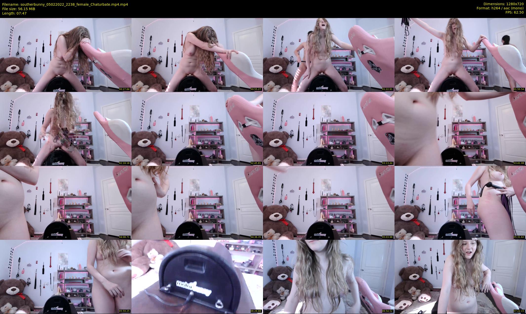 southerbunny — 8 minute Chaturbate female cam show recording, 720p, Feb 5, 2022