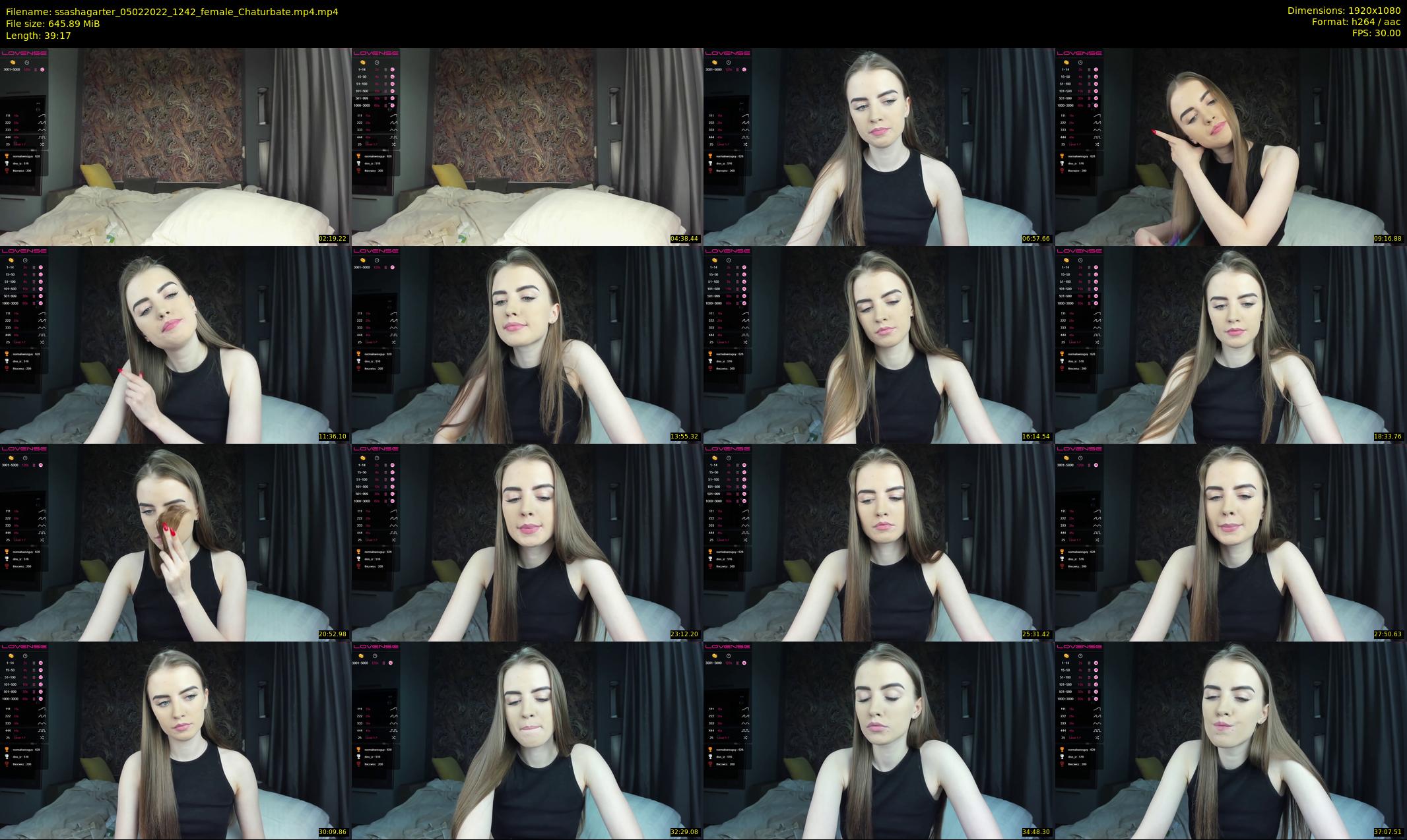 ssashagarter — 40 minute Chaturbate female cam show recording, 1080p, Feb 5, 2022