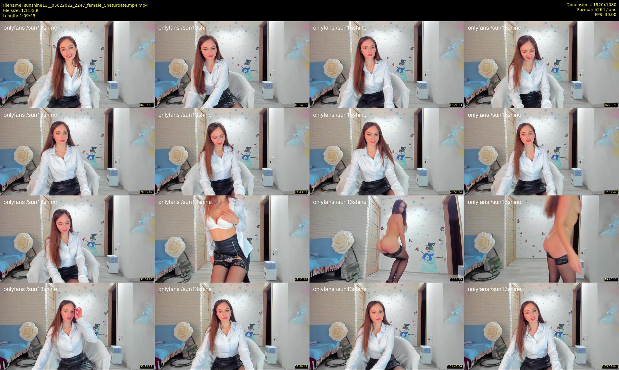 sunshine13_ — 70 minute Chaturbate female cam show recording, 1080p, Feb 5, 2022