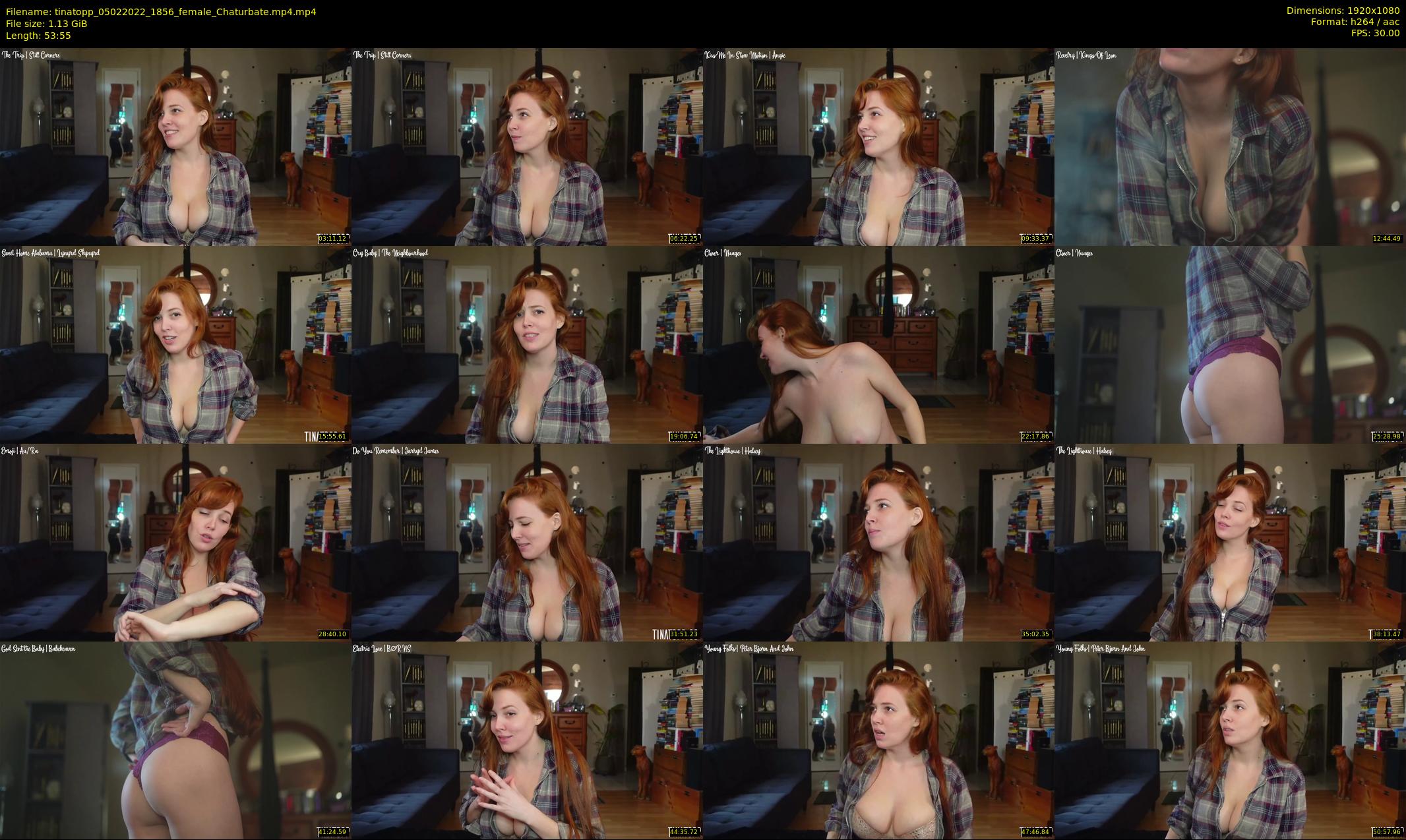 tinatopp — 54 minute Chaturbate female cam show recording, 1080p, Feb 5, 2022