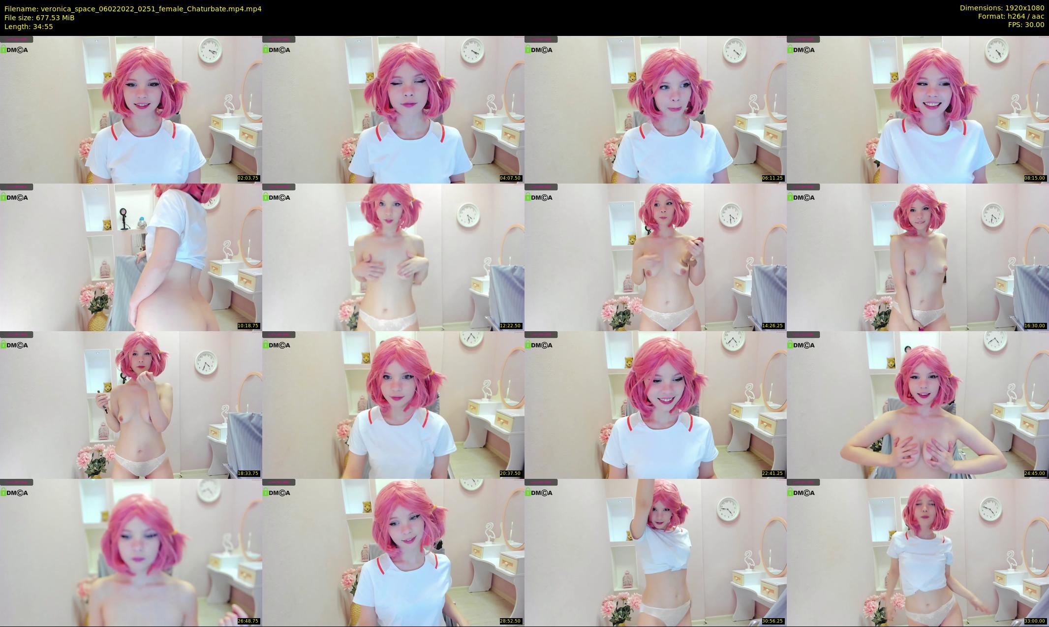 veronica_space — 35 minute Chaturbate female cam show recording, 1080p, Feb 6, 2022