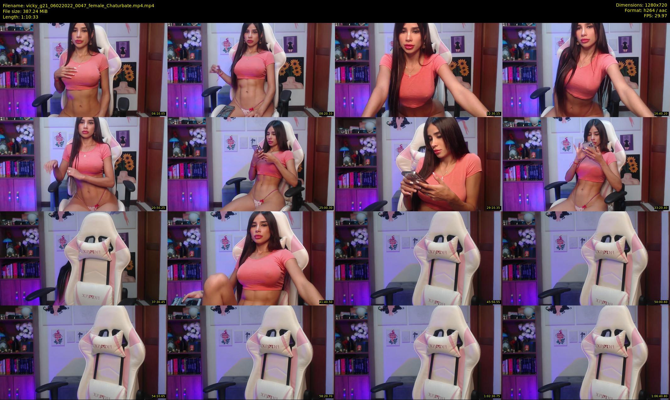 vicky_g21 — 71 minute Chaturbate female cam show recording, 720p, Feb 6, 2022