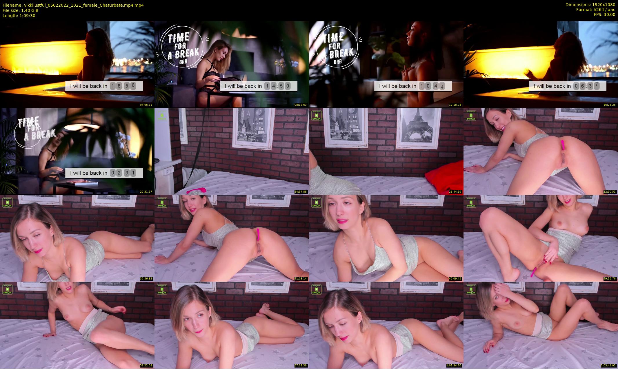 vikkilustful — 70 minute Chaturbate female cam show recording, 1080p, Feb 5, 2022