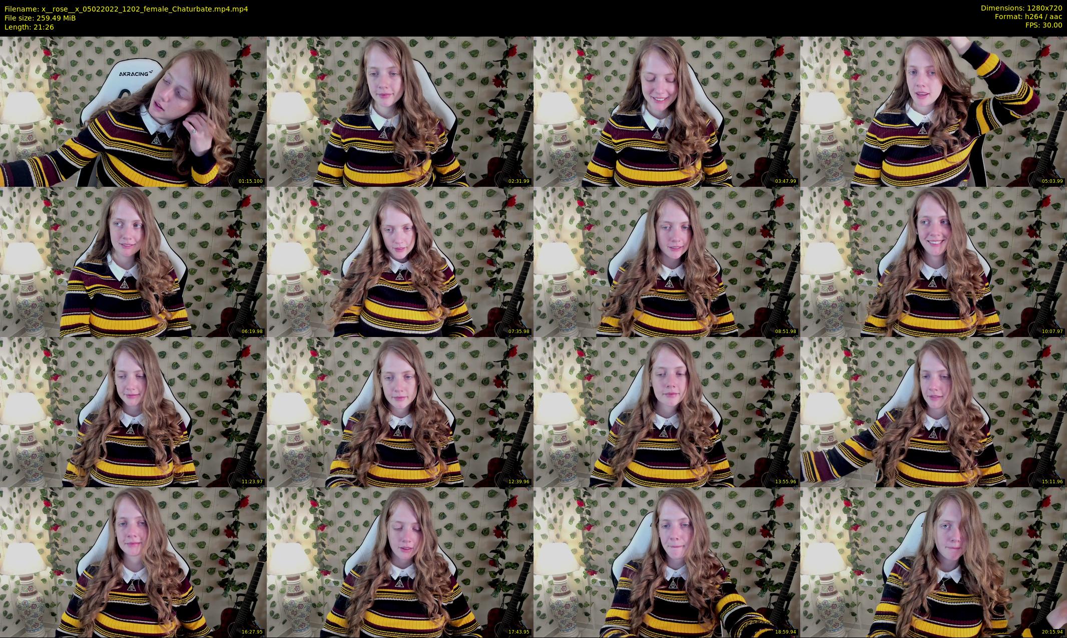 x__rose__x — 22 minute Chaturbate female cam show recording, 720p, Feb 5, 2022