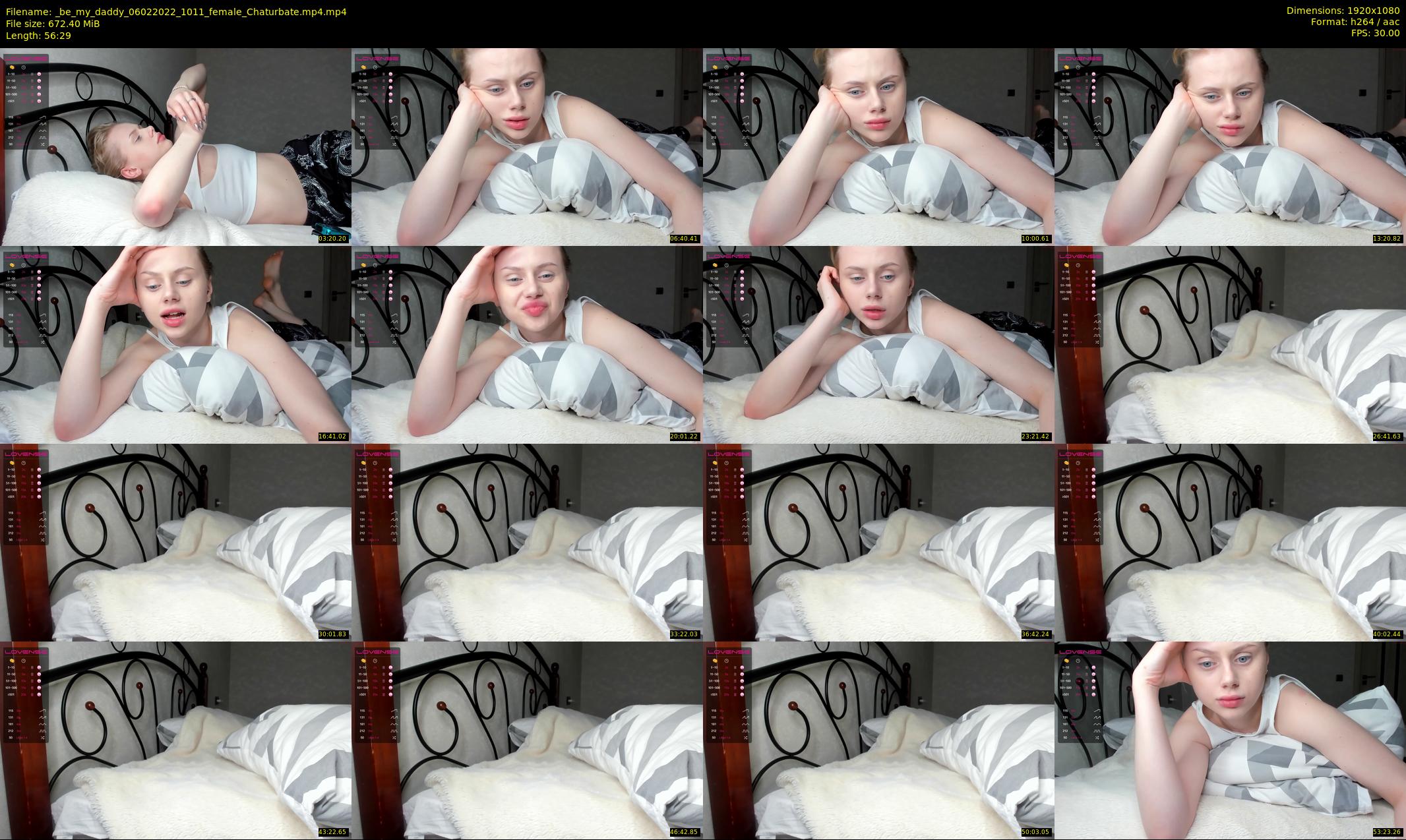 _be_my_daddy — 57 minute Chaturbate female cam show recording, 1080p, Feb 6, 2022