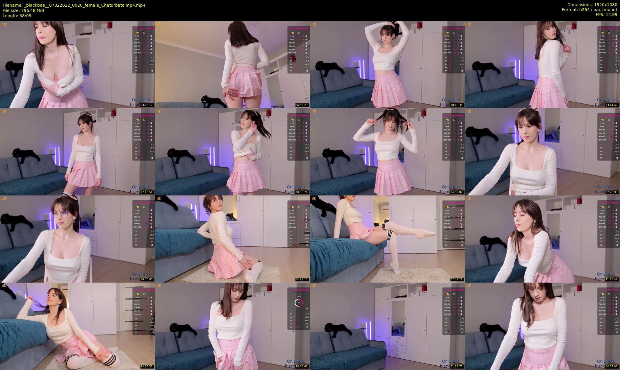 _blackbee_ — 59 minute Chaturbate female cam show recording, 1080p, Feb 7, 2022