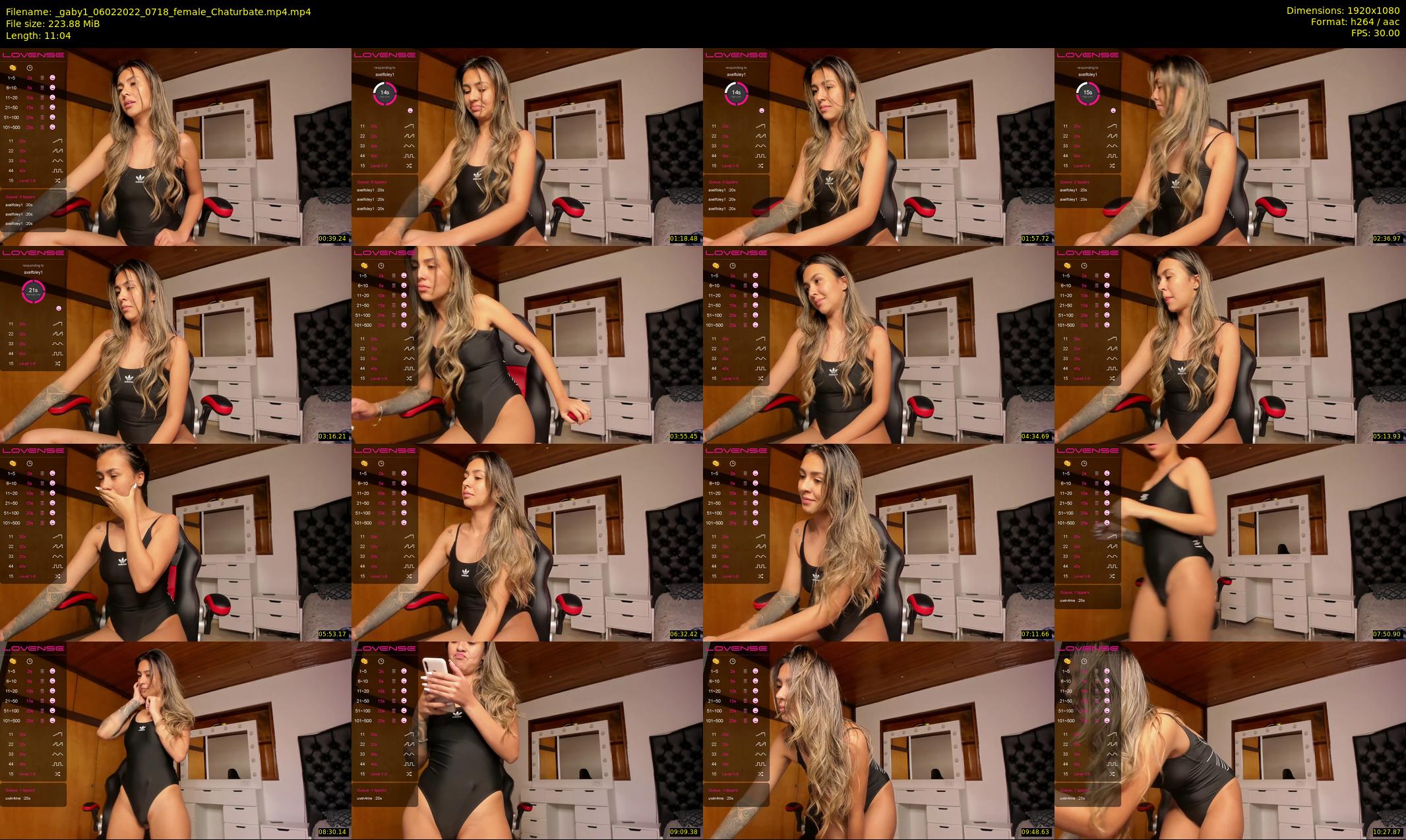 _gaby1 — 12 minute Chaturbate female cam show recording, 1080p, Feb 6, 2022