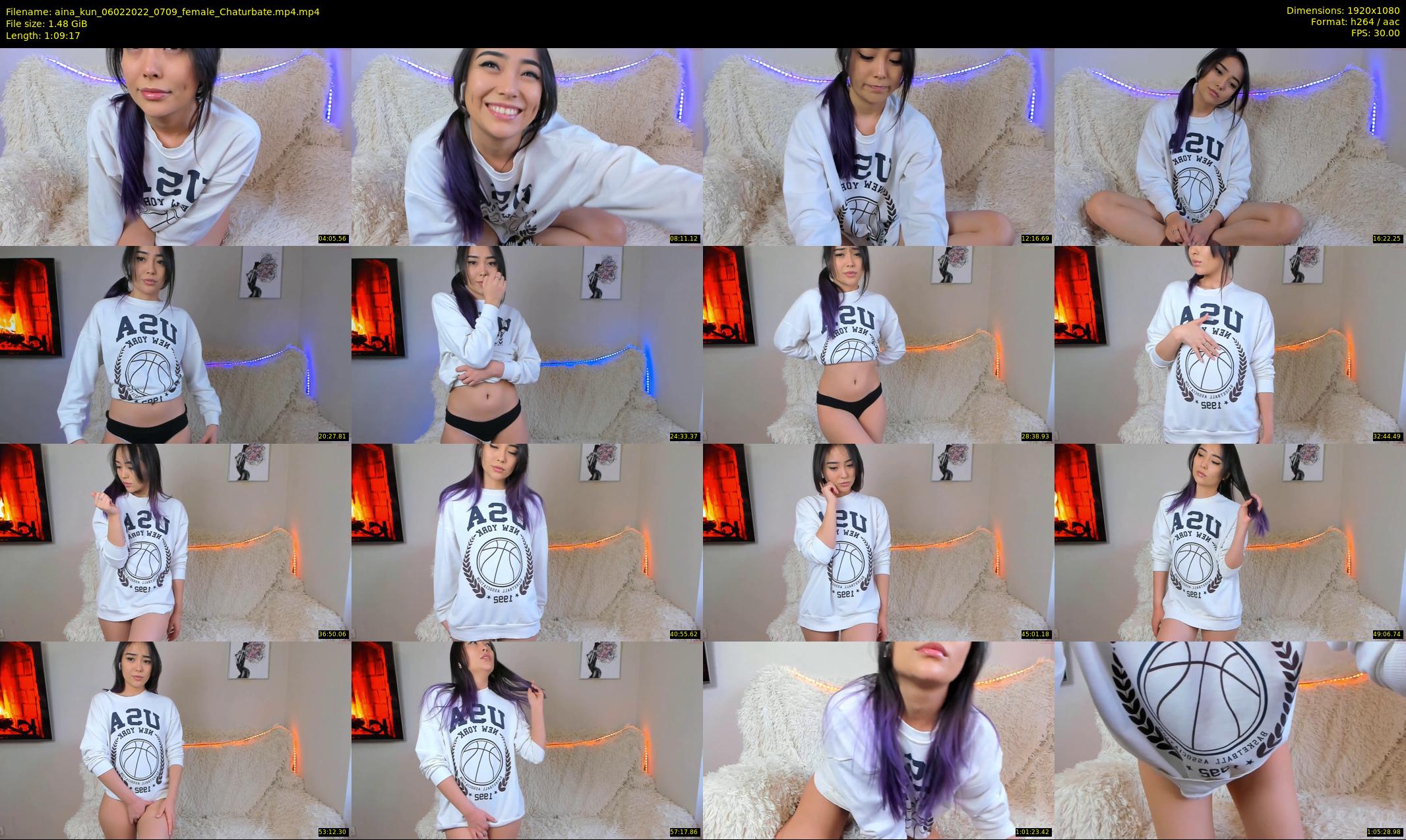 aina_kun — 70 minute Chaturbate female cam show recording, 1080p, Feb 6, 2022