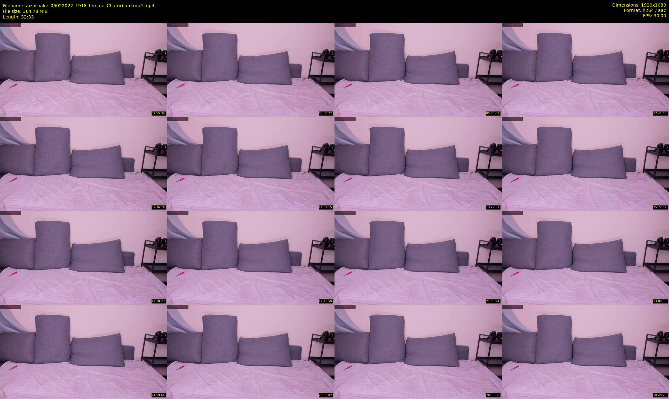 aizashake — 33 minute Chaturbate female cam show recording, 1080p, Feb 6, 2022