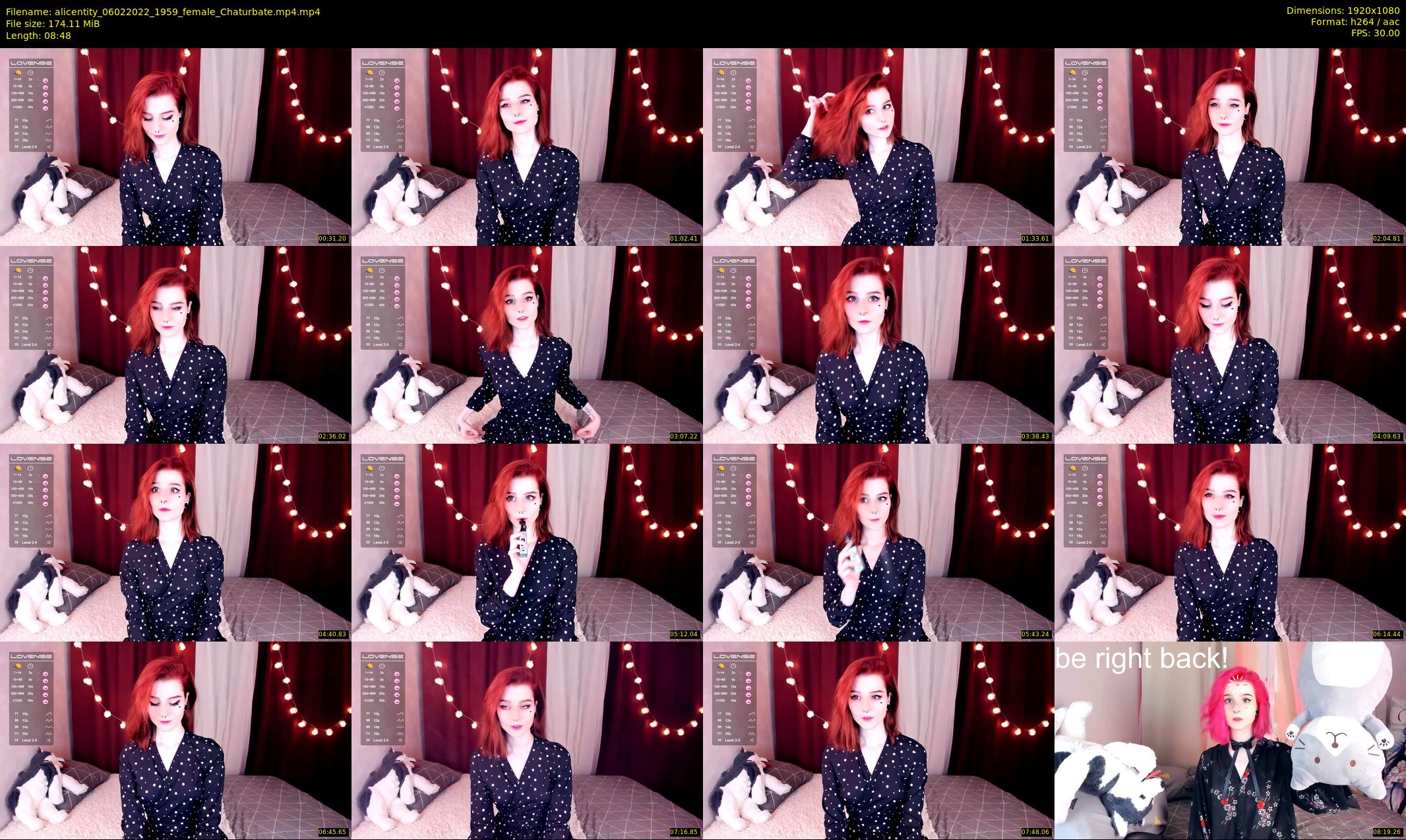 alicentity — 9 minute Chaturbate female cam show recording, 1080p, Feb 6, 2022