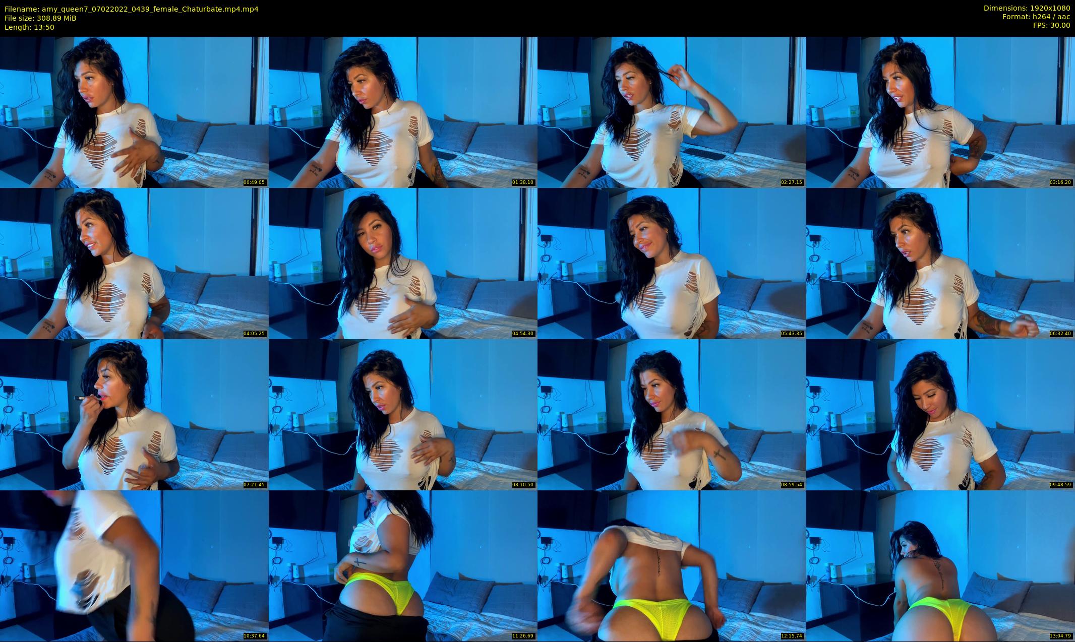 amy_queen7 — 14 minute Chaturbate female cam show recording, 1080p, Feb 7, 2022