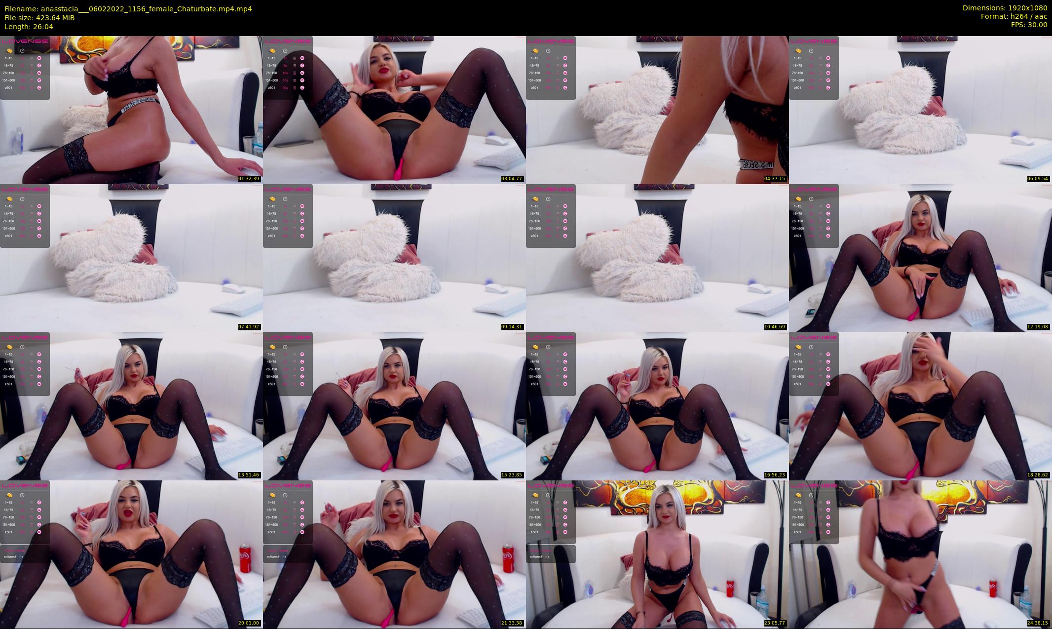 anasstacia__ — 27 minute Chaturbate female cam show recording, 1080p, Feb 6, 2022