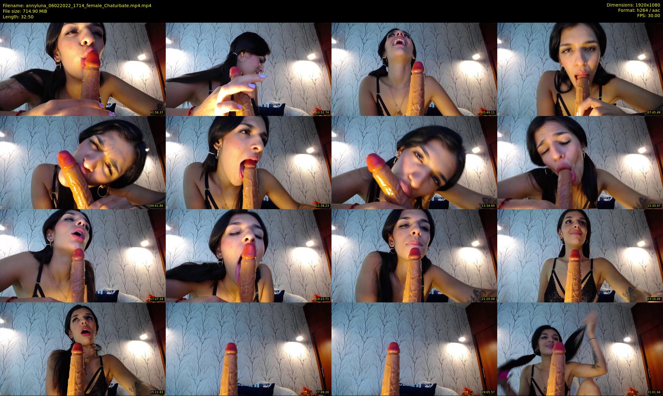 annyluna — 33 minute Chaturbate female cam show recording, 1080p, Feb 6, 2022