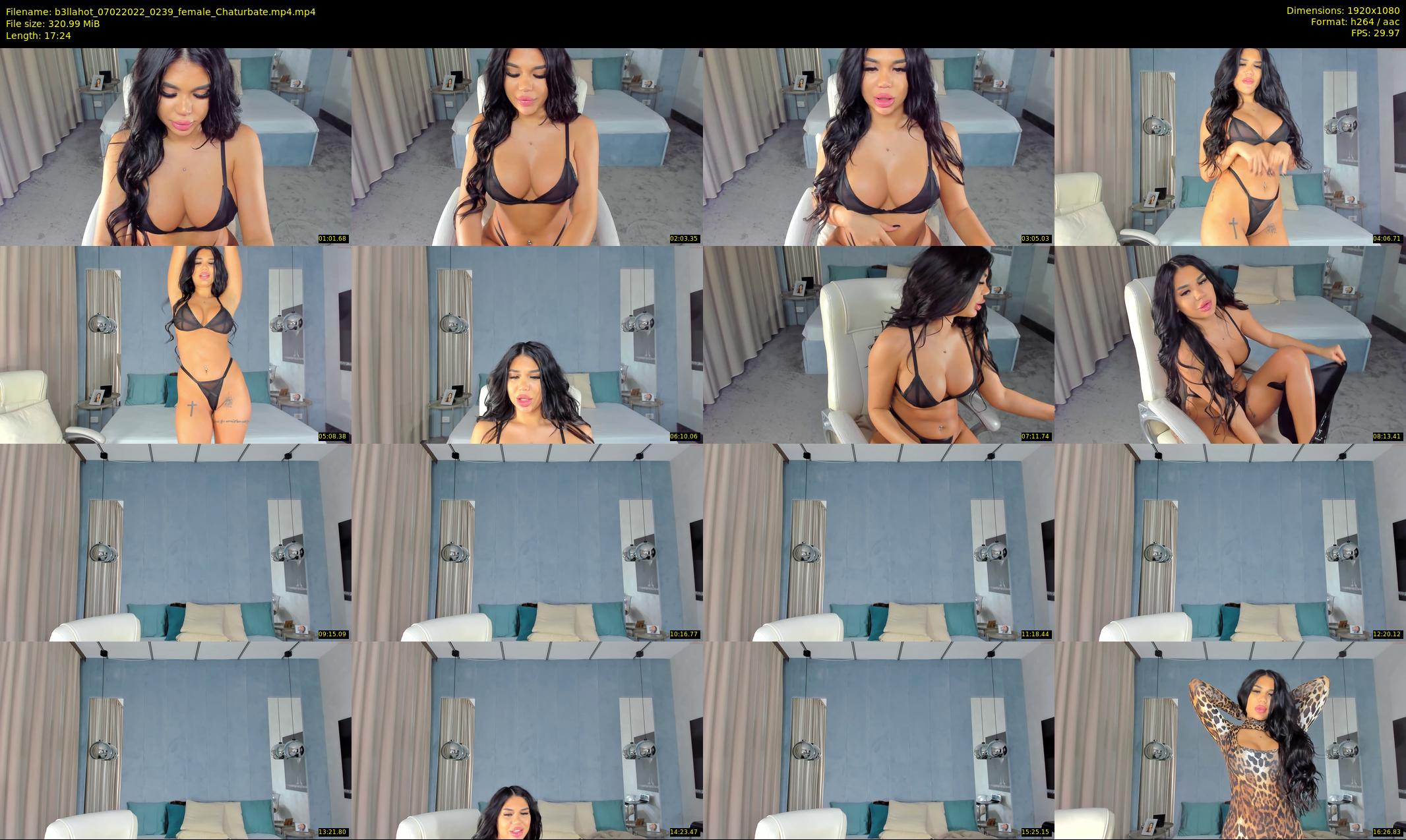 b3llahot — 18 minute Chaturbate female cam show recording, 1080p, Feb 7, 2022