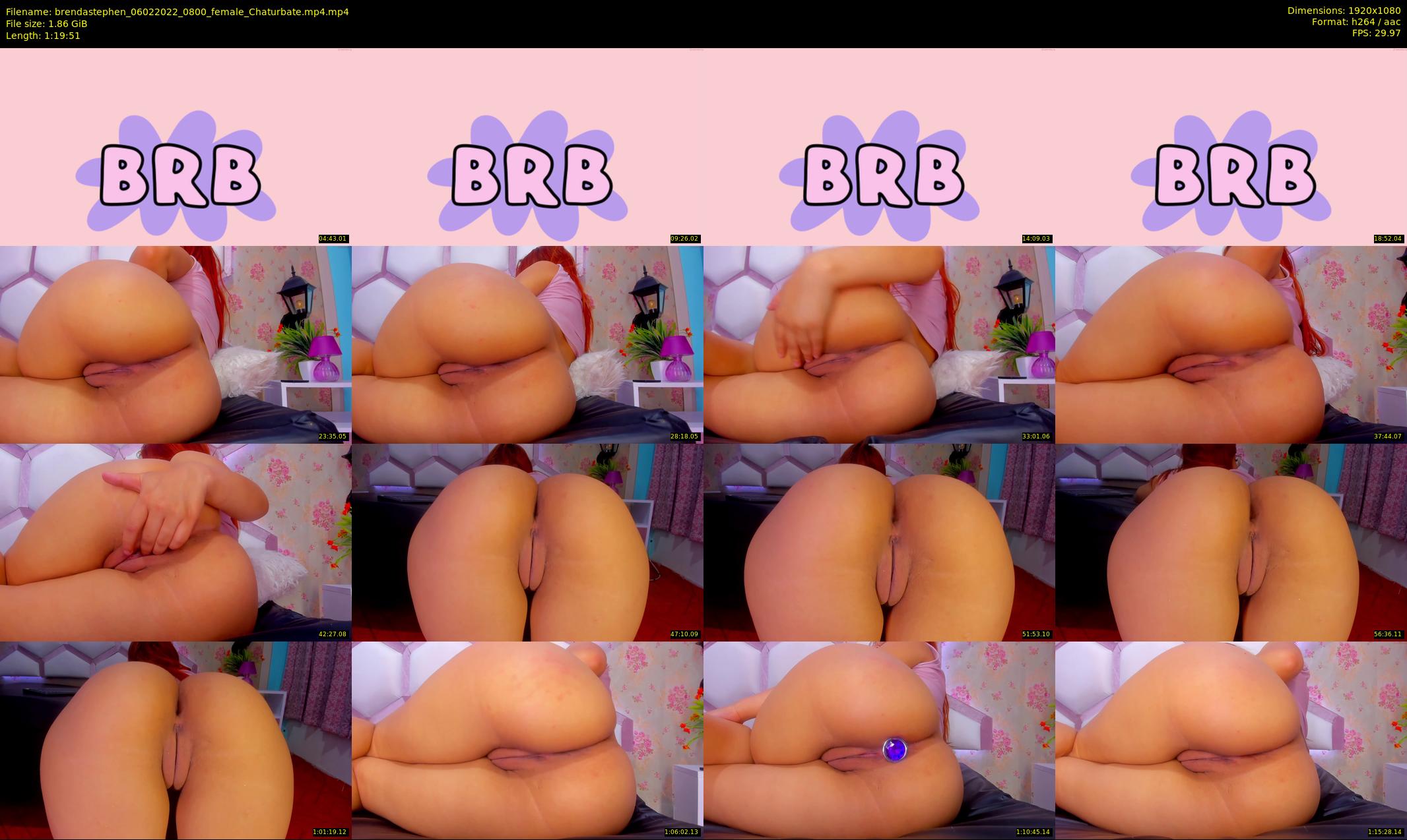 brendastephen — 80 minute Chaturbate female cam show recording, 1080p, Feb 6, 2022