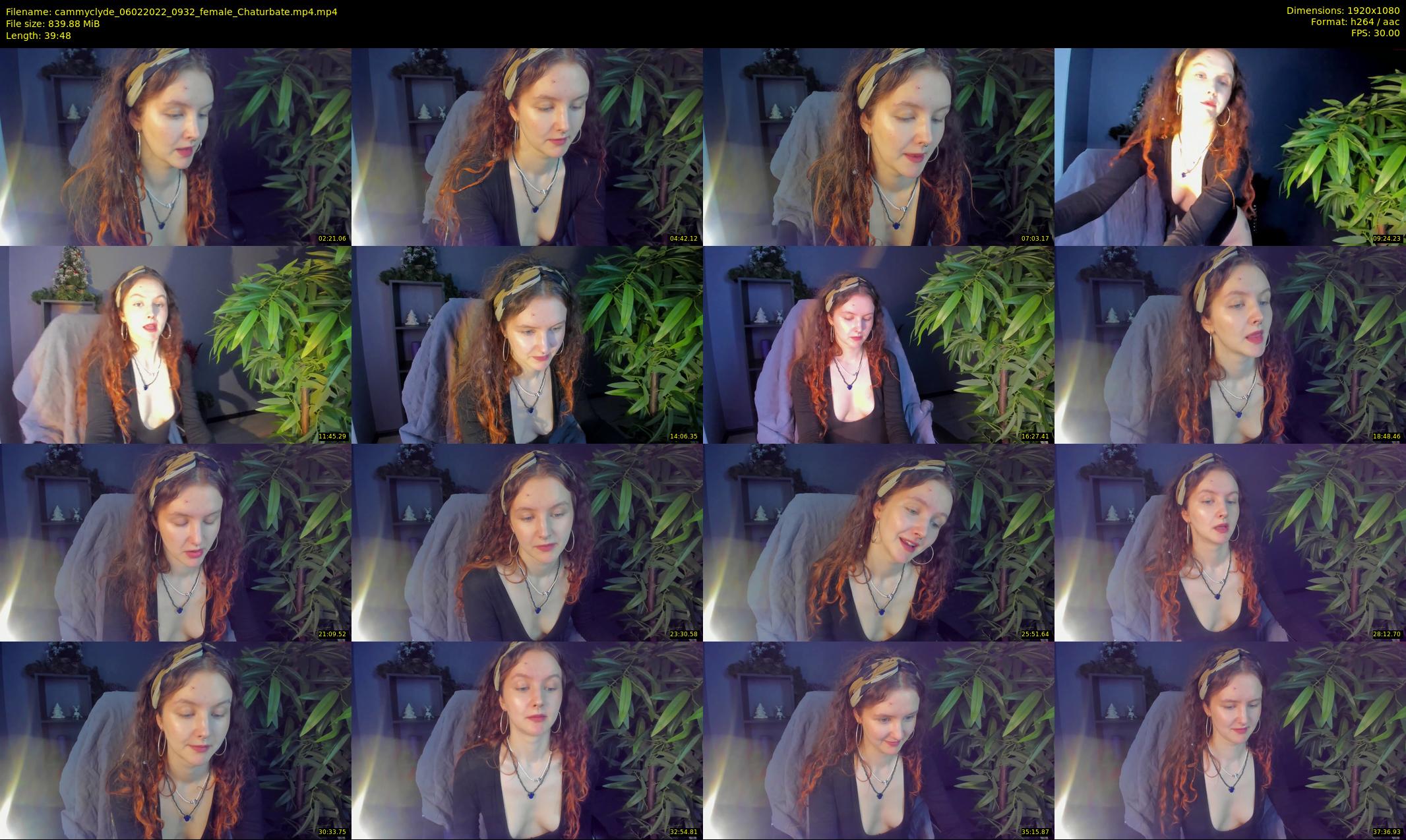 cammyclyde — 40 minute Chaturbate female cam show recording, 1080p, Feb 6, 2022