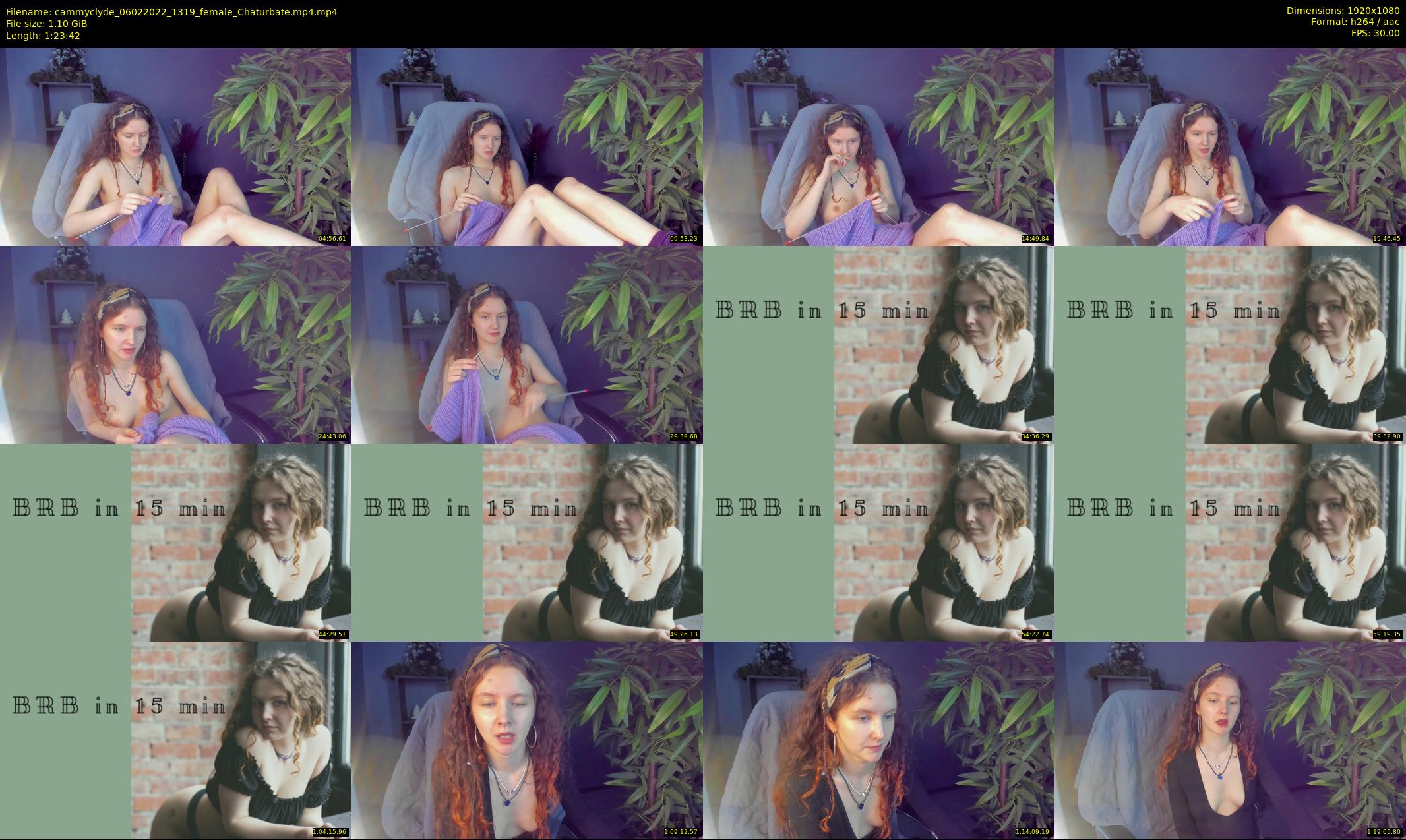 cammyclyde — 84 minute Chaturbate female cam show recording, 1080p, Feb 6, 2022