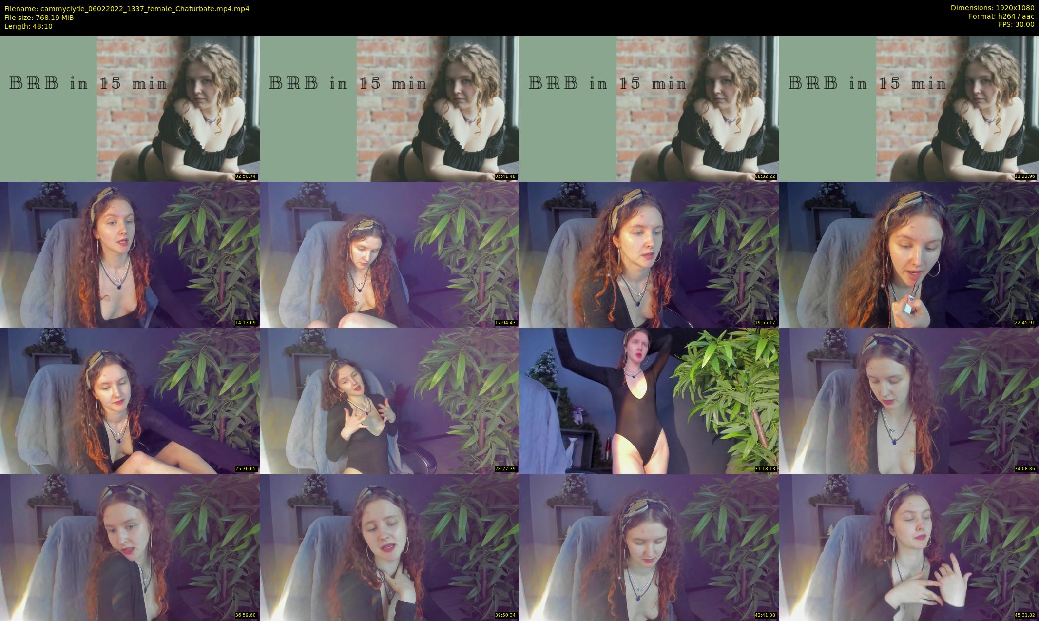 cammyclyde — 49 minute Chaturbate female cam show recording, 1080p, Feb 6, 2022