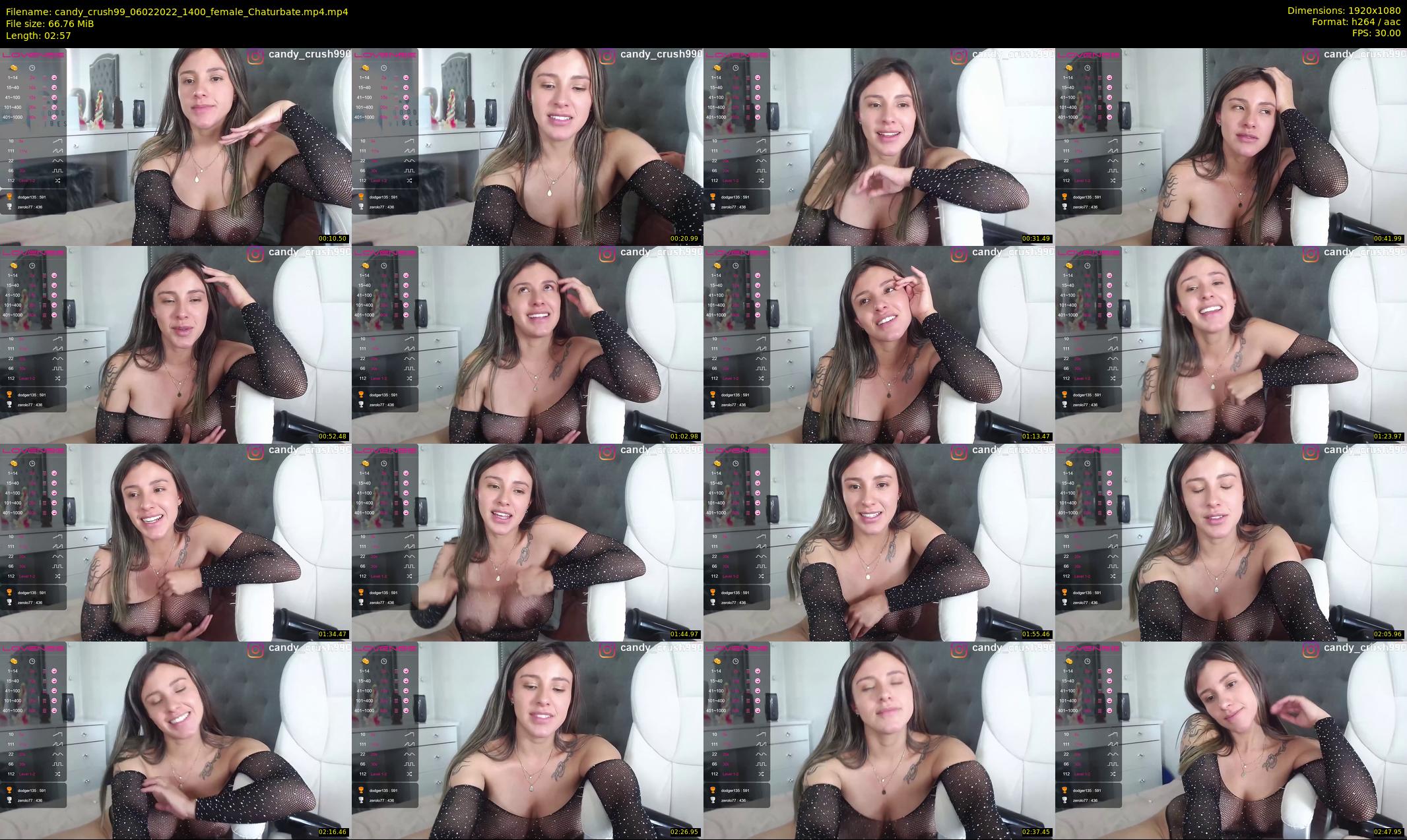 candy_crush99 — 3 minute Chaturbate female cam show recording, 1080p, Feb 6, 2022