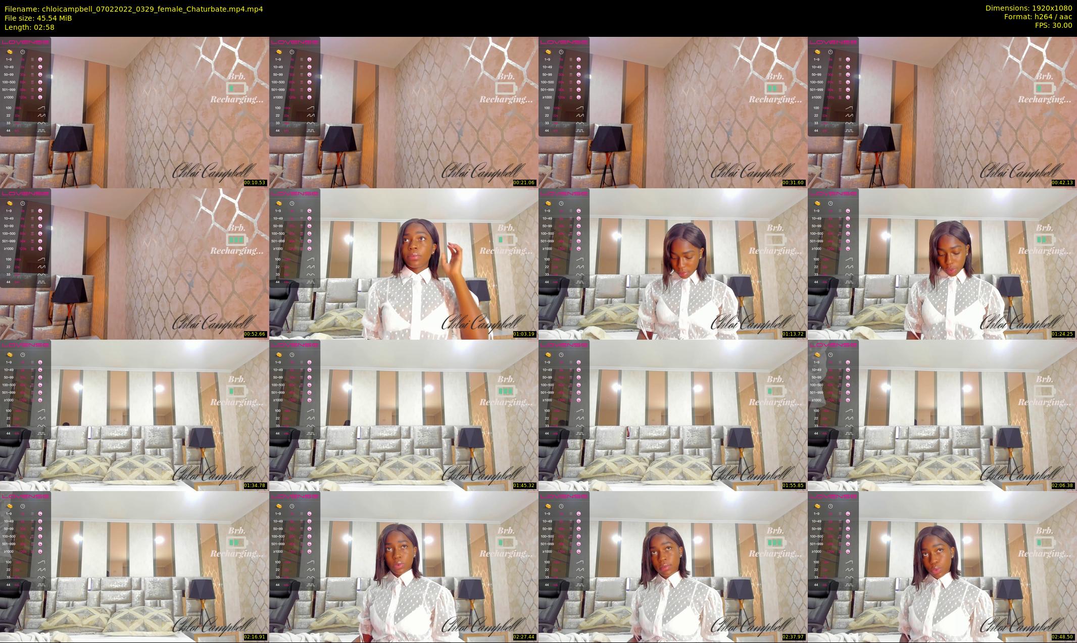 chloicampbell — 3 minute Chaturbate female cam show recording, 1080p, Feb 7, 2022