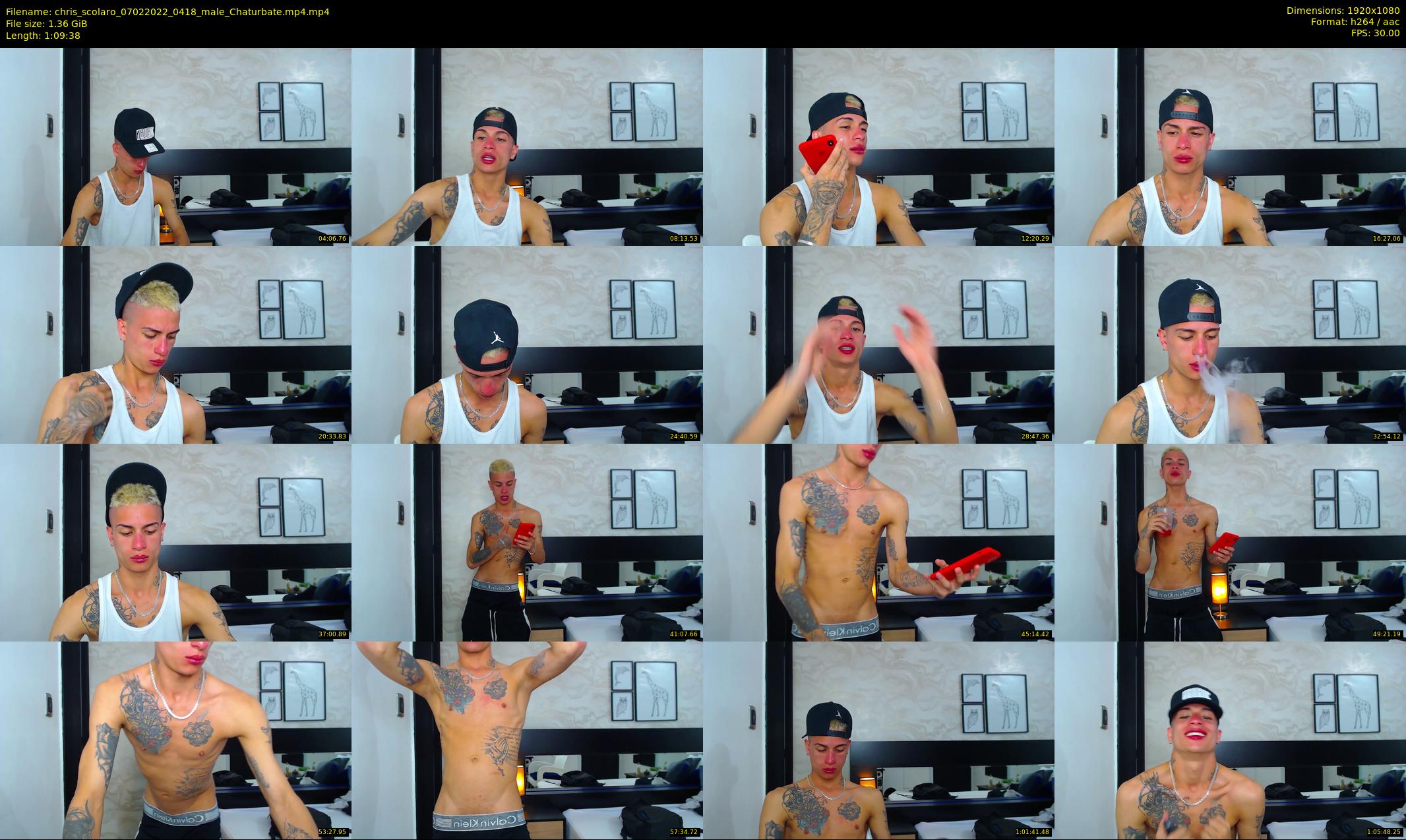 chris_scolaro — 70 minute Chaturbate male cam show recording, 1080p, Feb 7, 2022