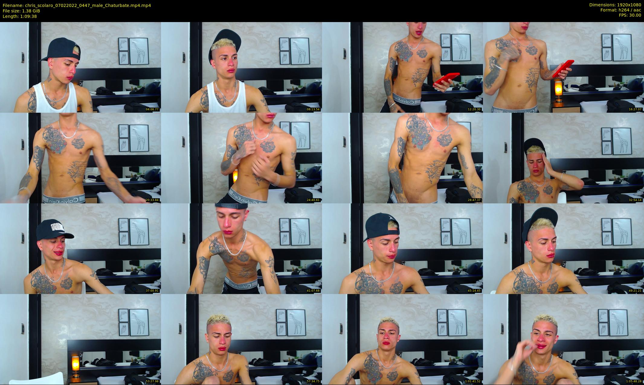 chris_scolaro — 70 minute Chaturbate male cam show recording, 1080p, Feb 7, 2022