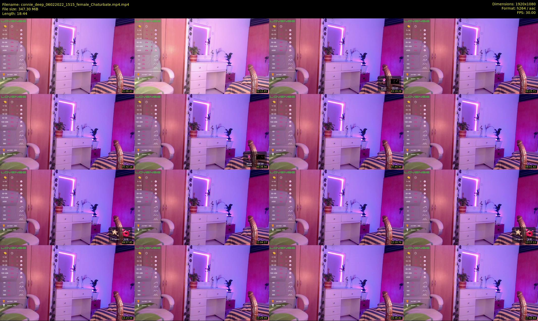 connie_deep — 19 minute Chaturbate female cam show recording, 1080p, Feb 6, 2022