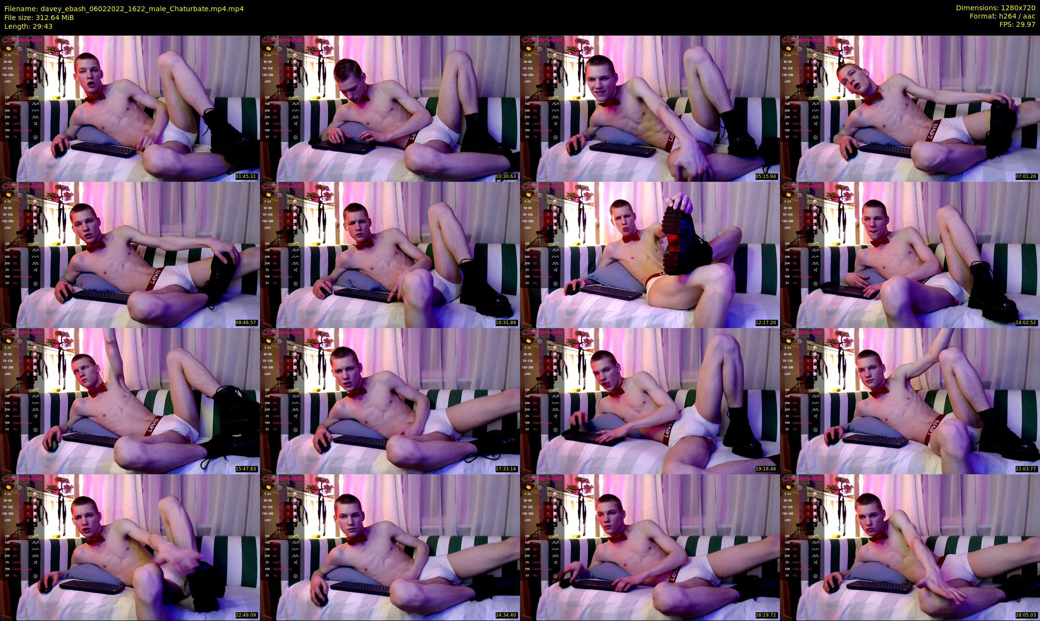 davey_ebash — 30 minute Chaturbate male cam show recording, 720p, Feb 6, 2022