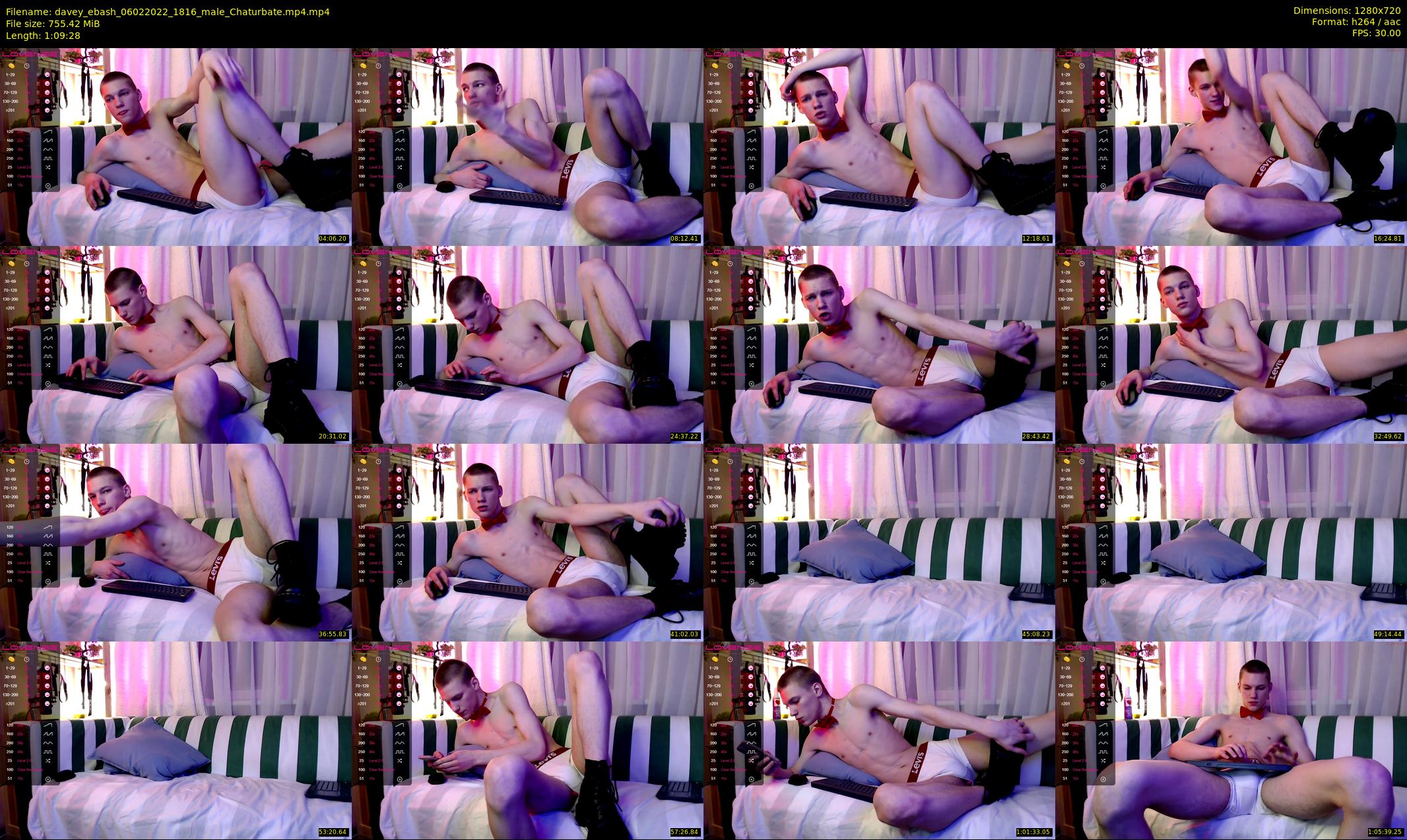 davey_ebash — 70 minute Chaturbate male cam show recording, 720p, Feb 6, 2022