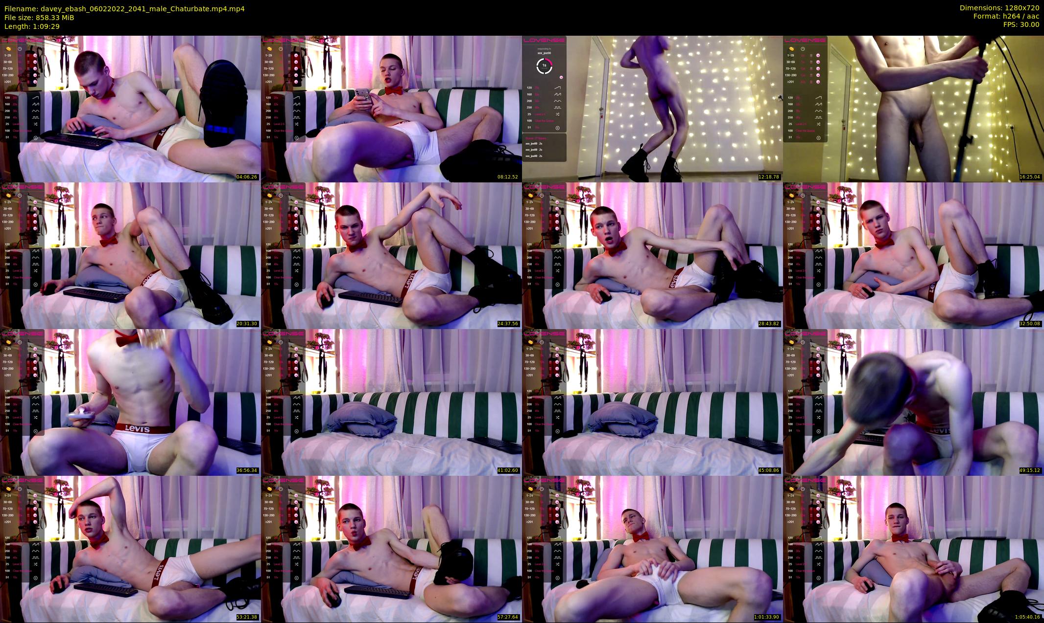 davey_ebash — 70 minute Chaturbate male cam show recording, 720p, Feb 6, 2022