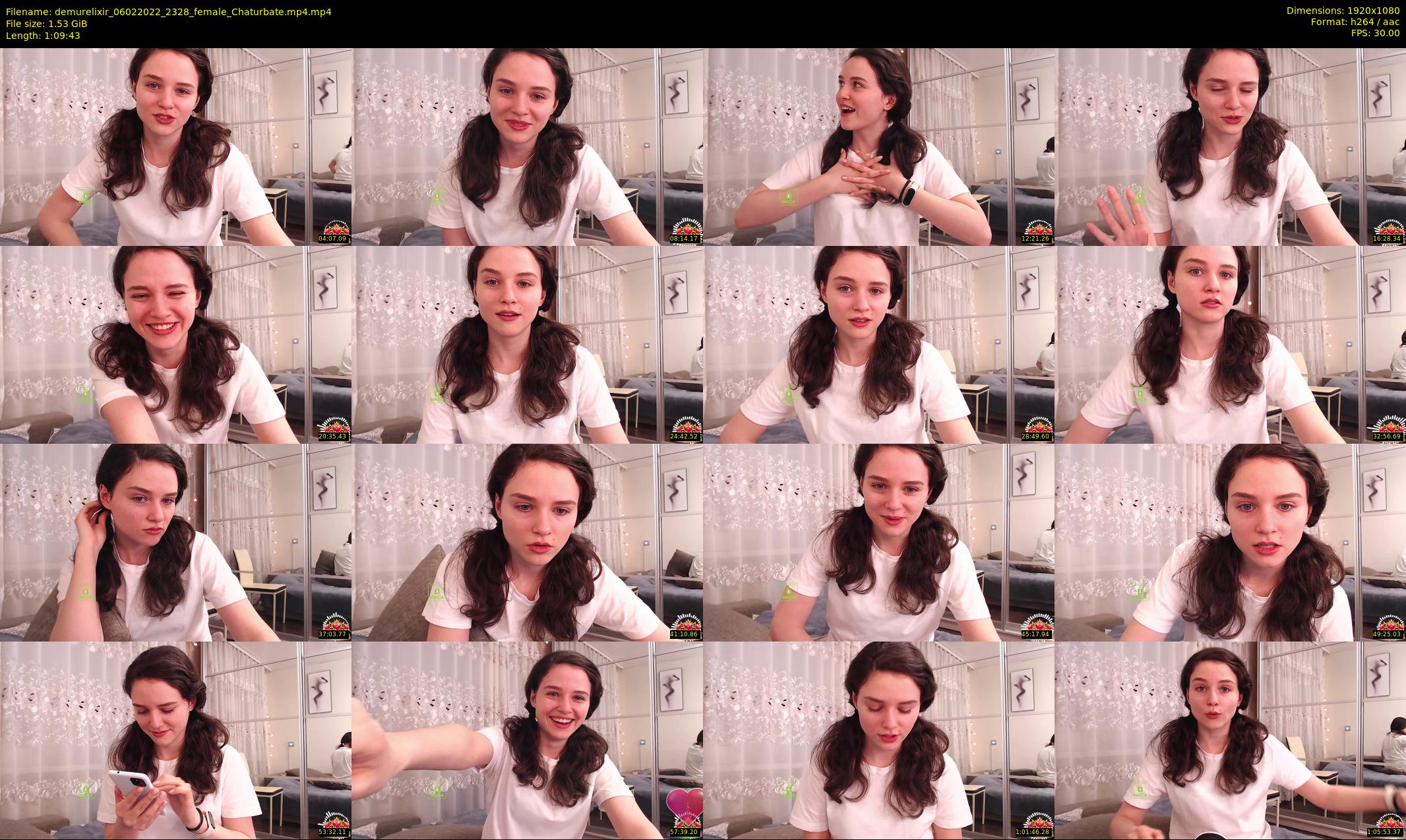 demurelixir — 70 minute Chaturbate female cam show recording, 1080p, Feb 6, 2022